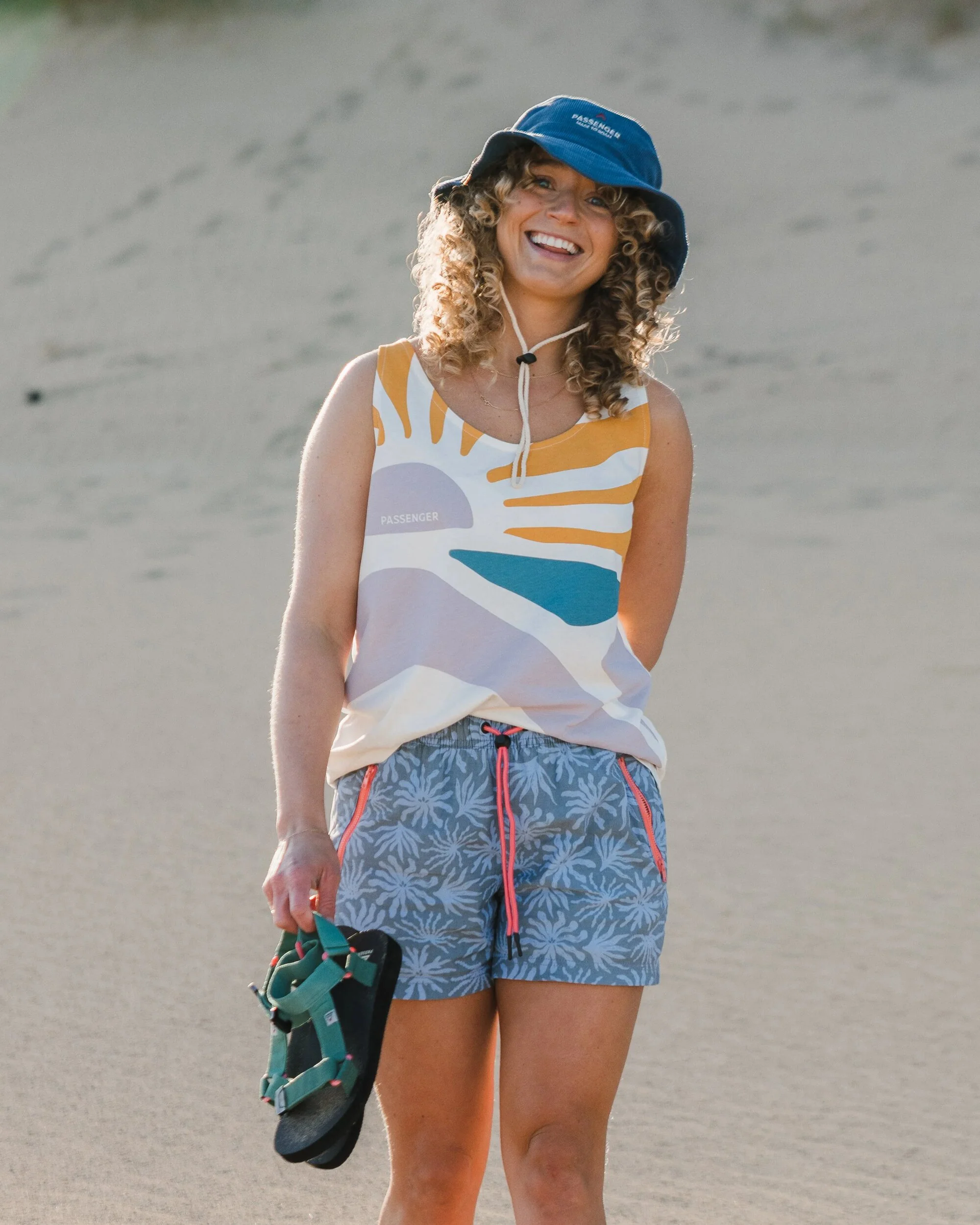 Sunsets Organic Cotton Vest - Marshmallow - Image 3
