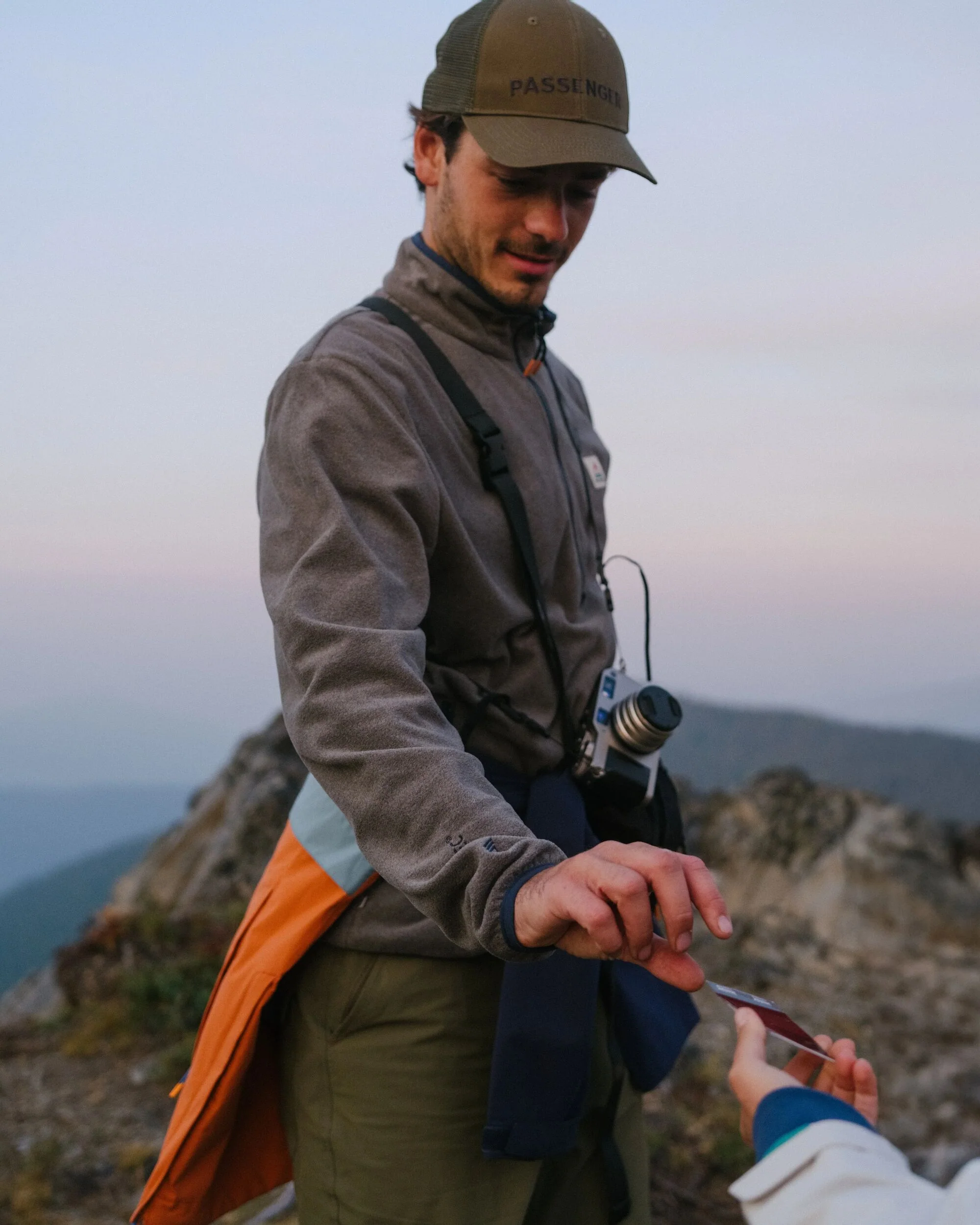 Switchback Micro Polartec® Fleece - Grey Marl 2 - Image 3