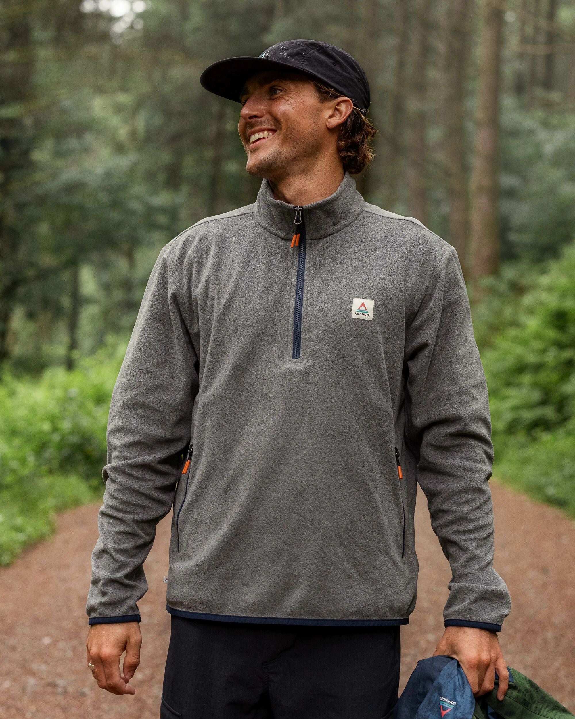 Switchback Micro Polartec® Fleece - Grey Marl 2