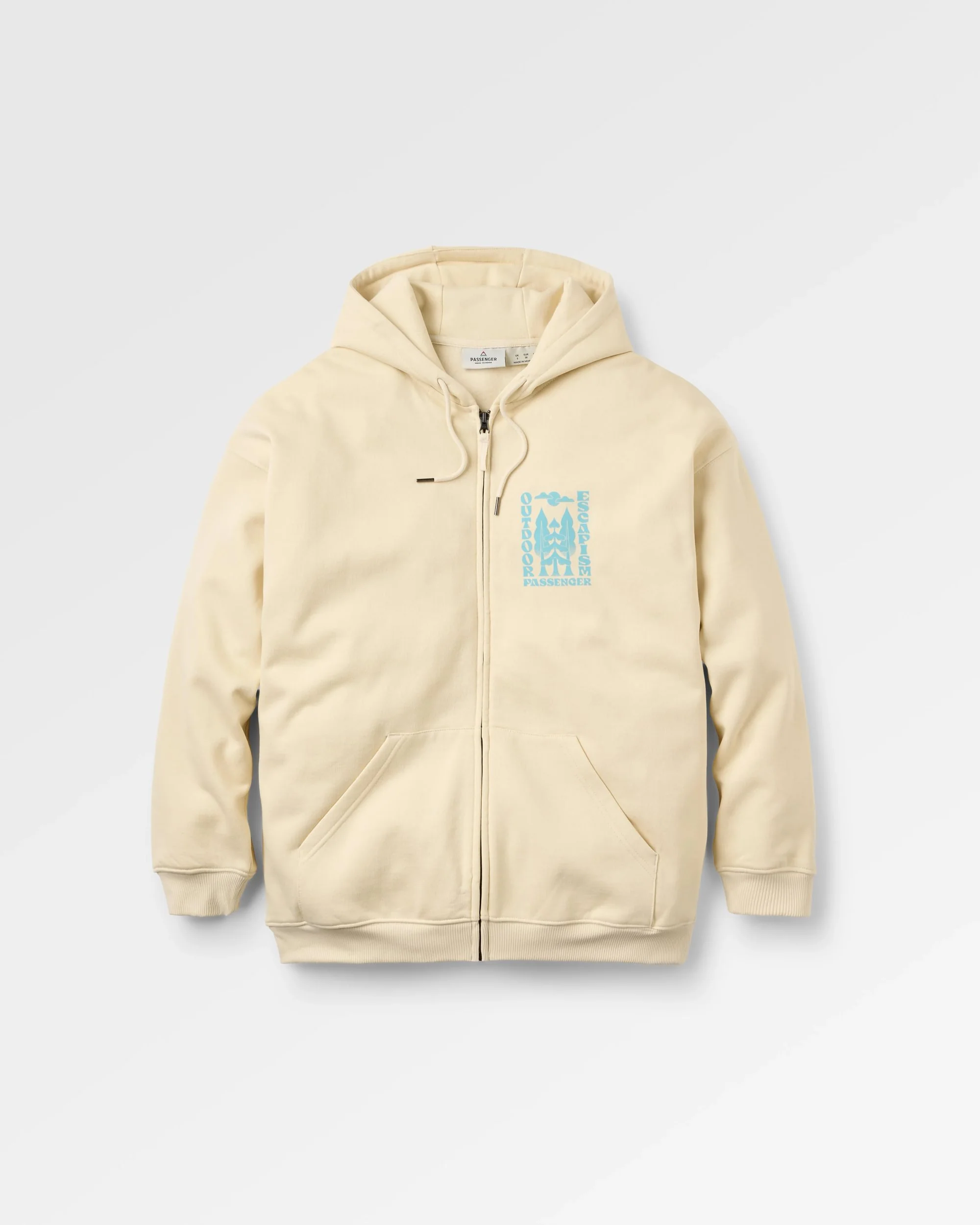 Tall Pines Full Zip Hoodie - Birch
