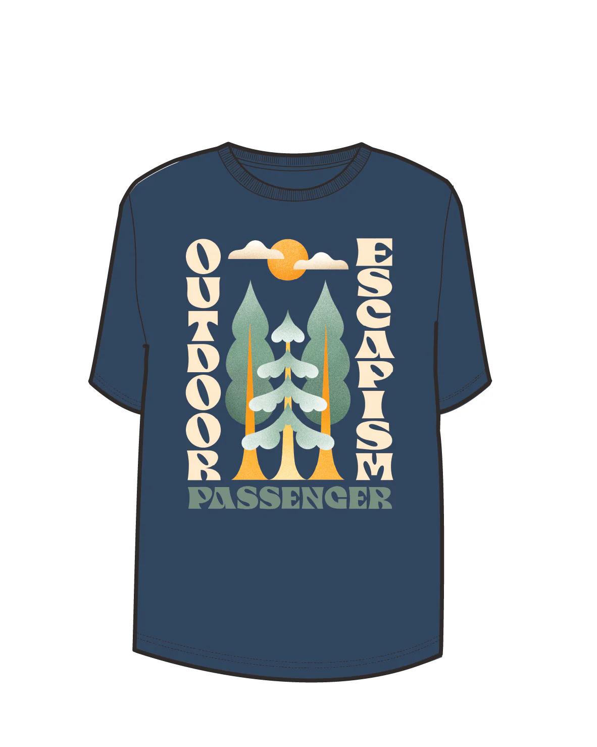 Tall Pines Women's T-Shirt - Dark Denim - Image 5