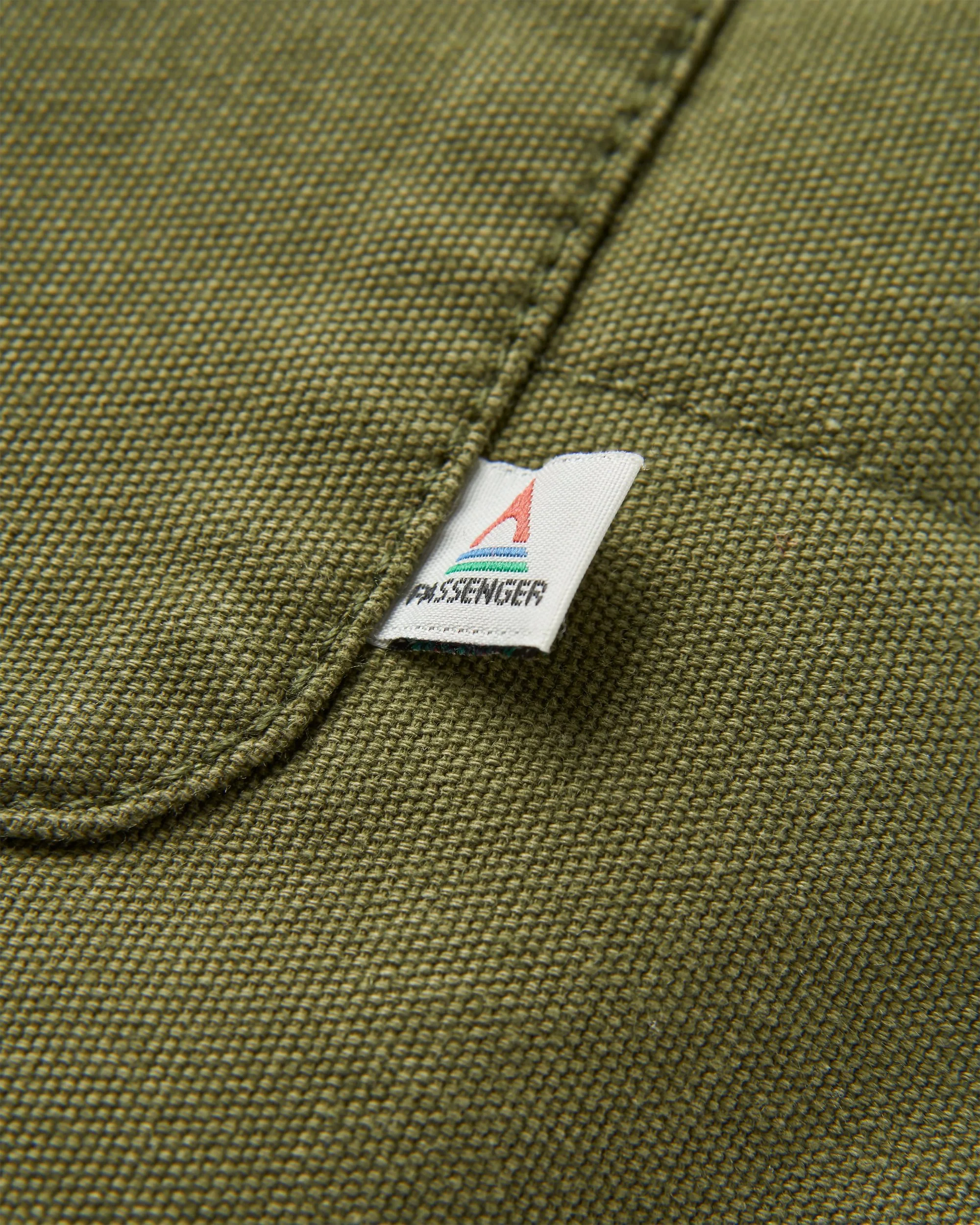 Taranaki Canvas Quilted Overshirt - Khaki - Image 10