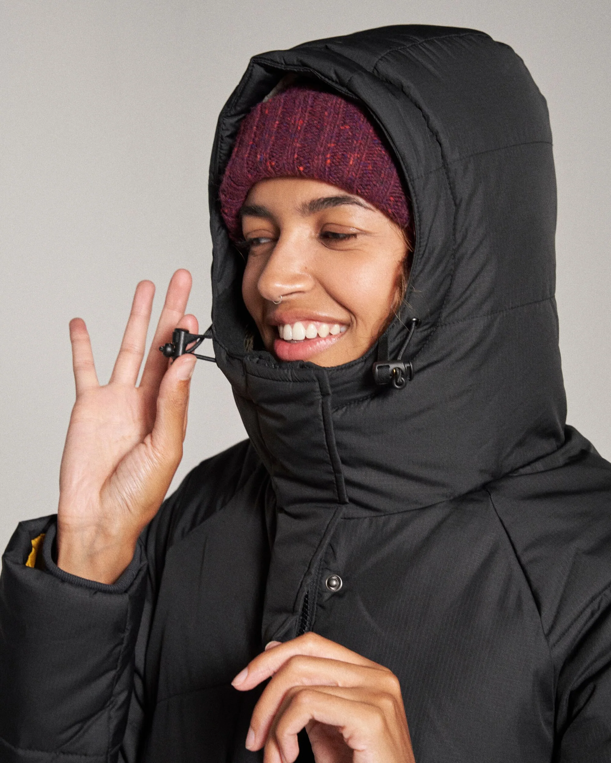 Tasman Long Insulated Jacket - Black - Image 8