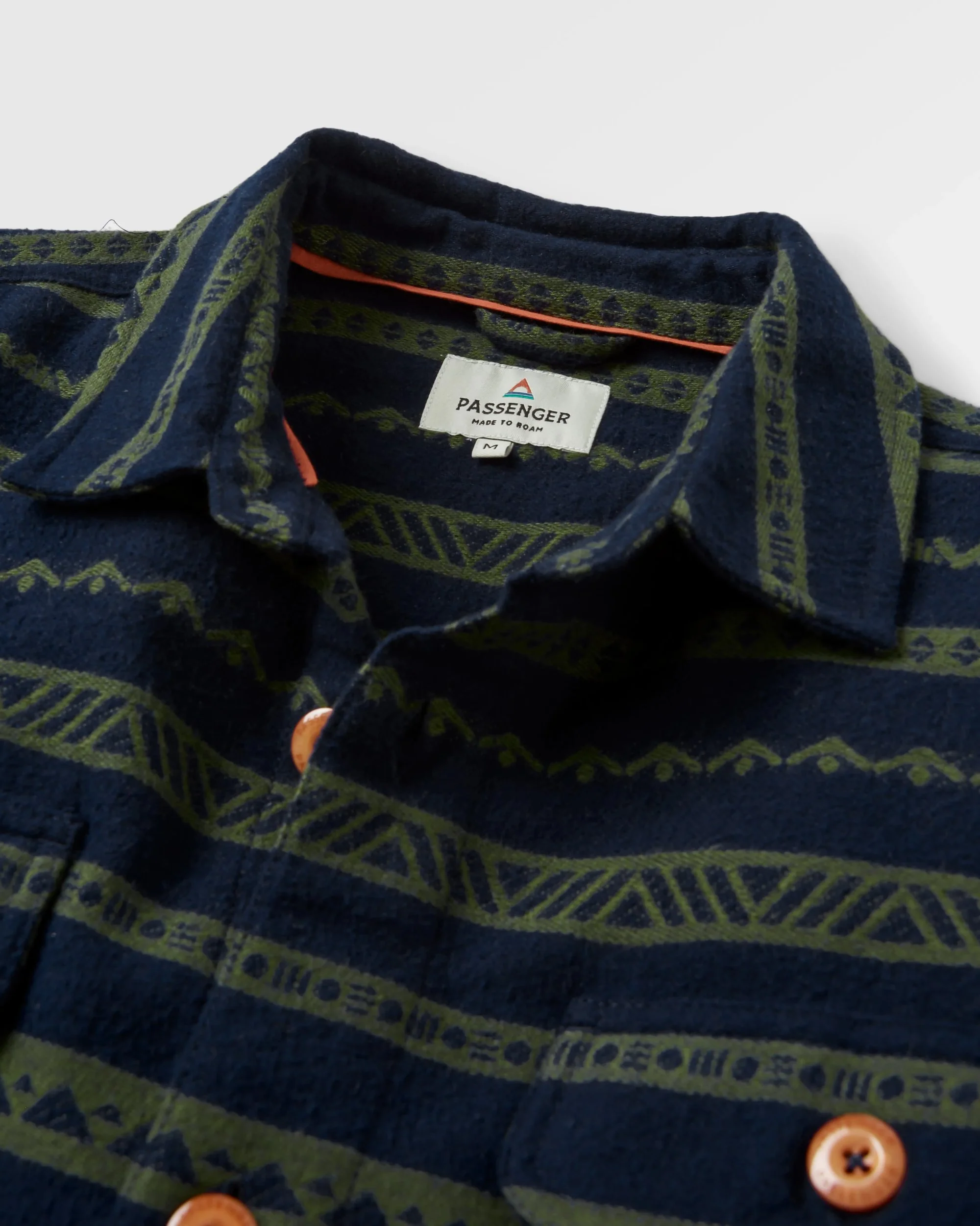 Taupo Organic Cotton Shirt - Rich Navy - Image 10