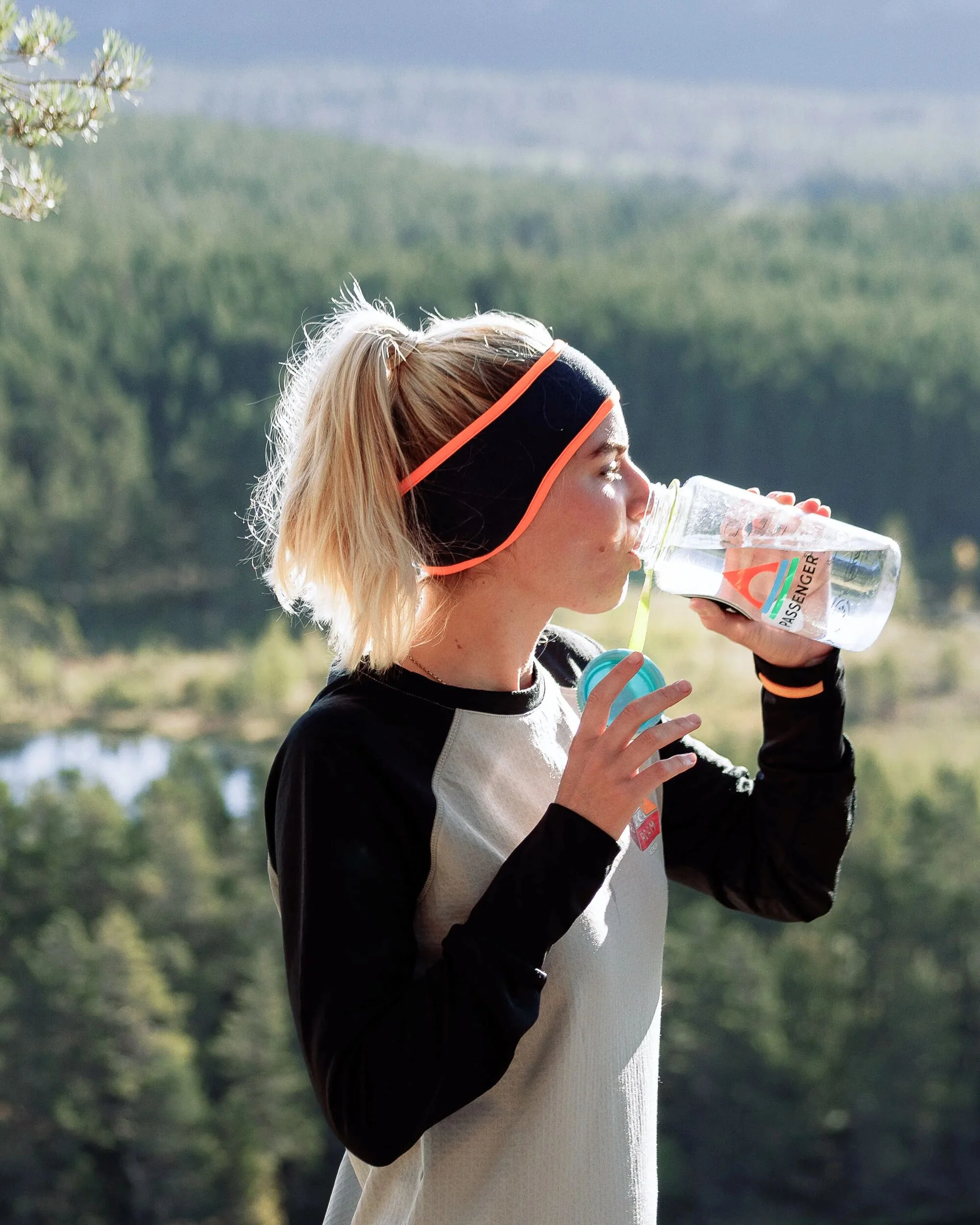 Terra Polartec® Active Headband - Rich Navy/Blue Steel - Image 3