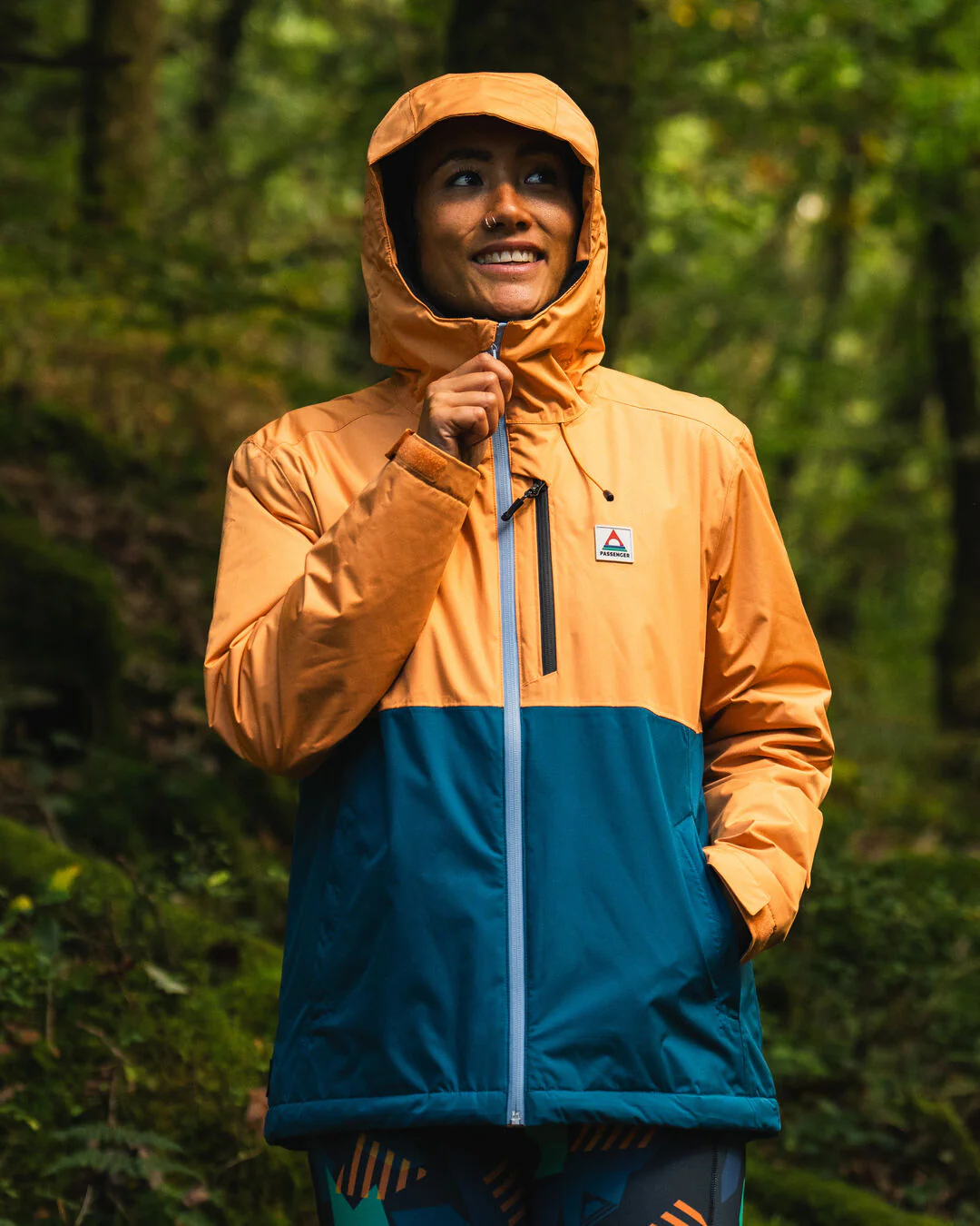 Terrain Insulated Water Resistant Jacket - Corsair Blue/ Apricot - Image 6