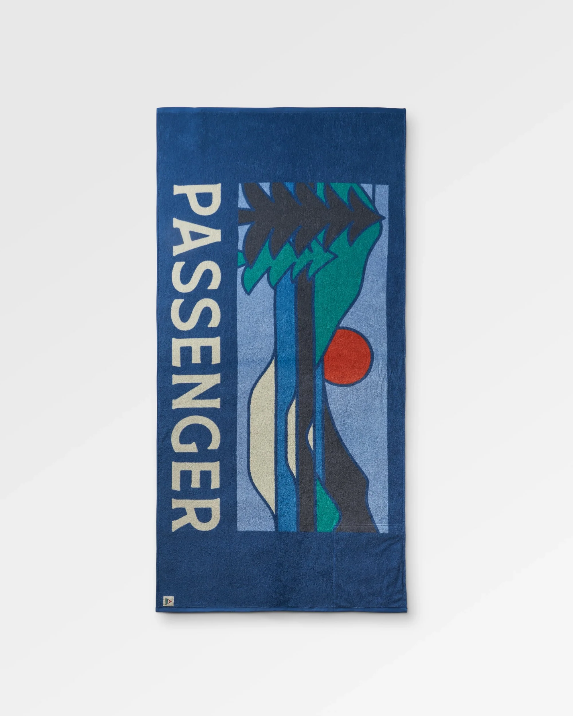 Tideline Organic Cotton Beach Towel - Dark Denim