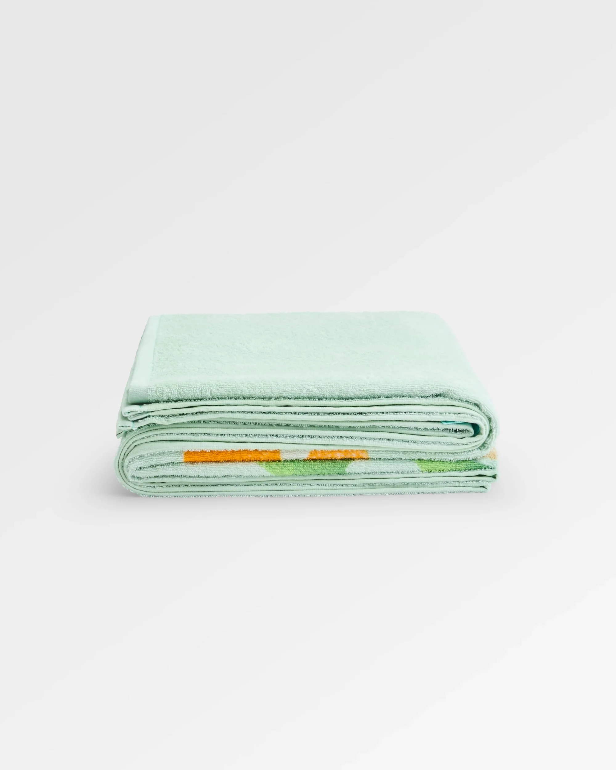 Tideline Organic Cotton Beach Towel - Spearmint - Image 4