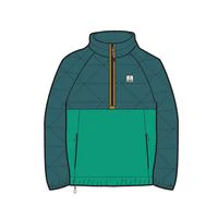 Trace Thermore® Insulated Jacket - Corsair Blue/ Jungle Green - Image 12