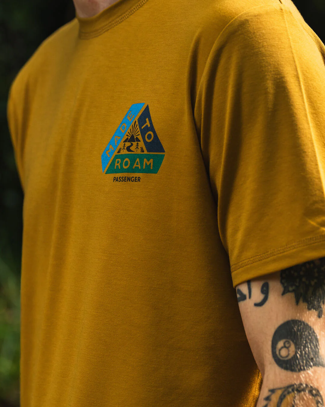 Trail Active T-shirt - Dusty Ochre - Image 4
