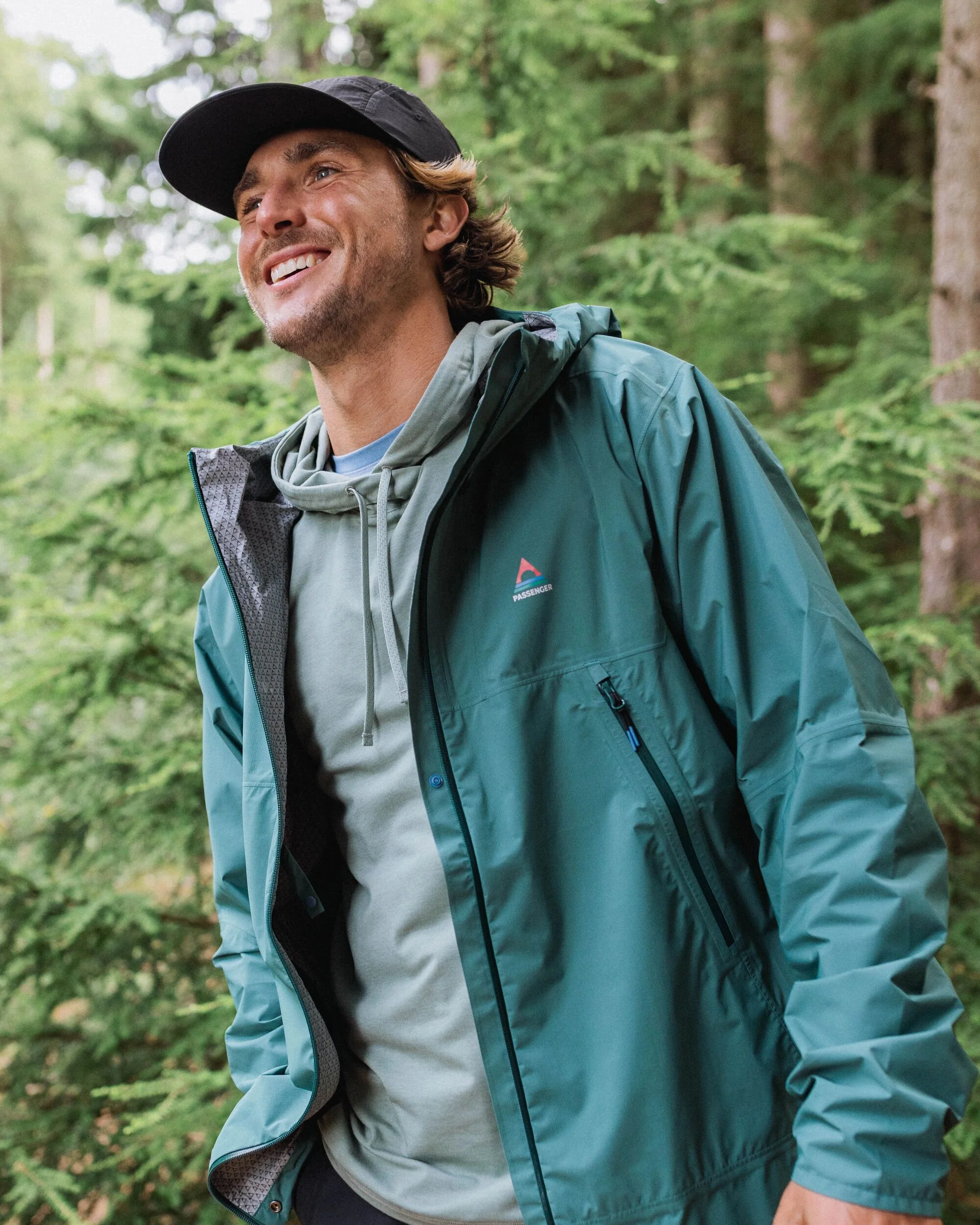 Trailscape Light Men's Waterproof Jacket - Deep Ocean - Image 4