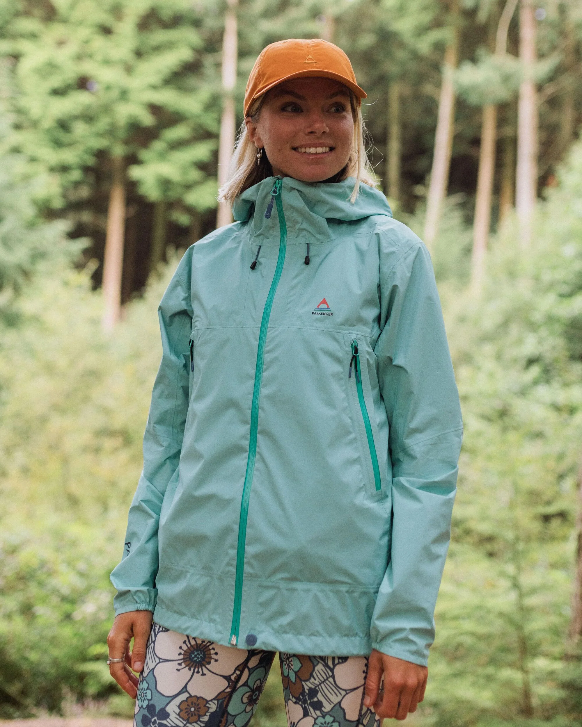 Trailscape Light Women's Waterproof Jacket - Aqua - Image 3