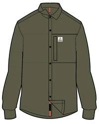 Traveller Stretch Shirt - Khaki - Image 11