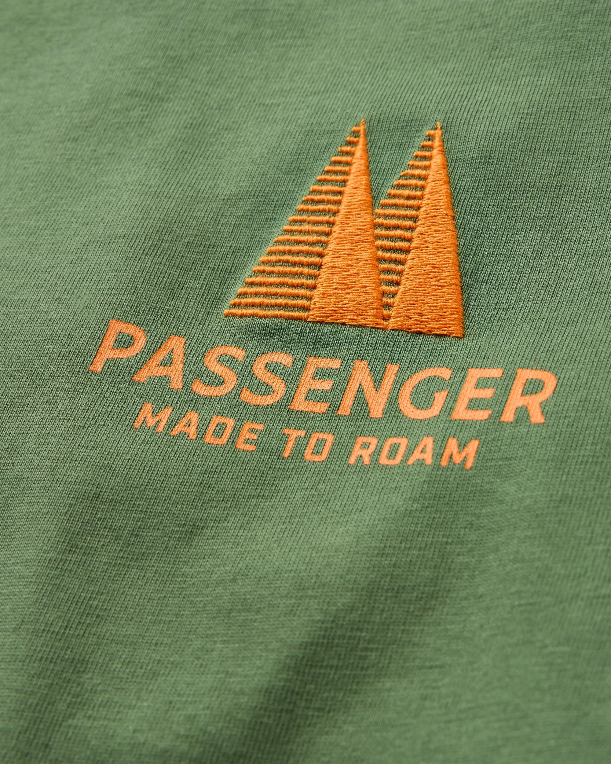Trees Organic Cotton T-Shirt - Wild Green - Image 2