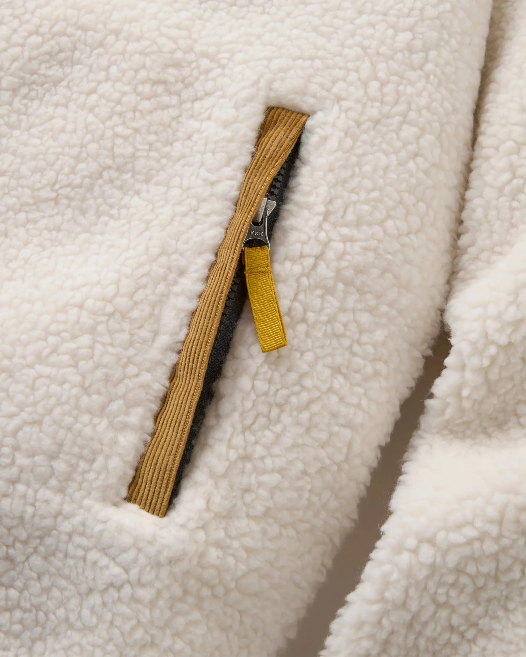 Trekker Deep-Pile Sherpa Fleece - Warm Ivory - Image 8