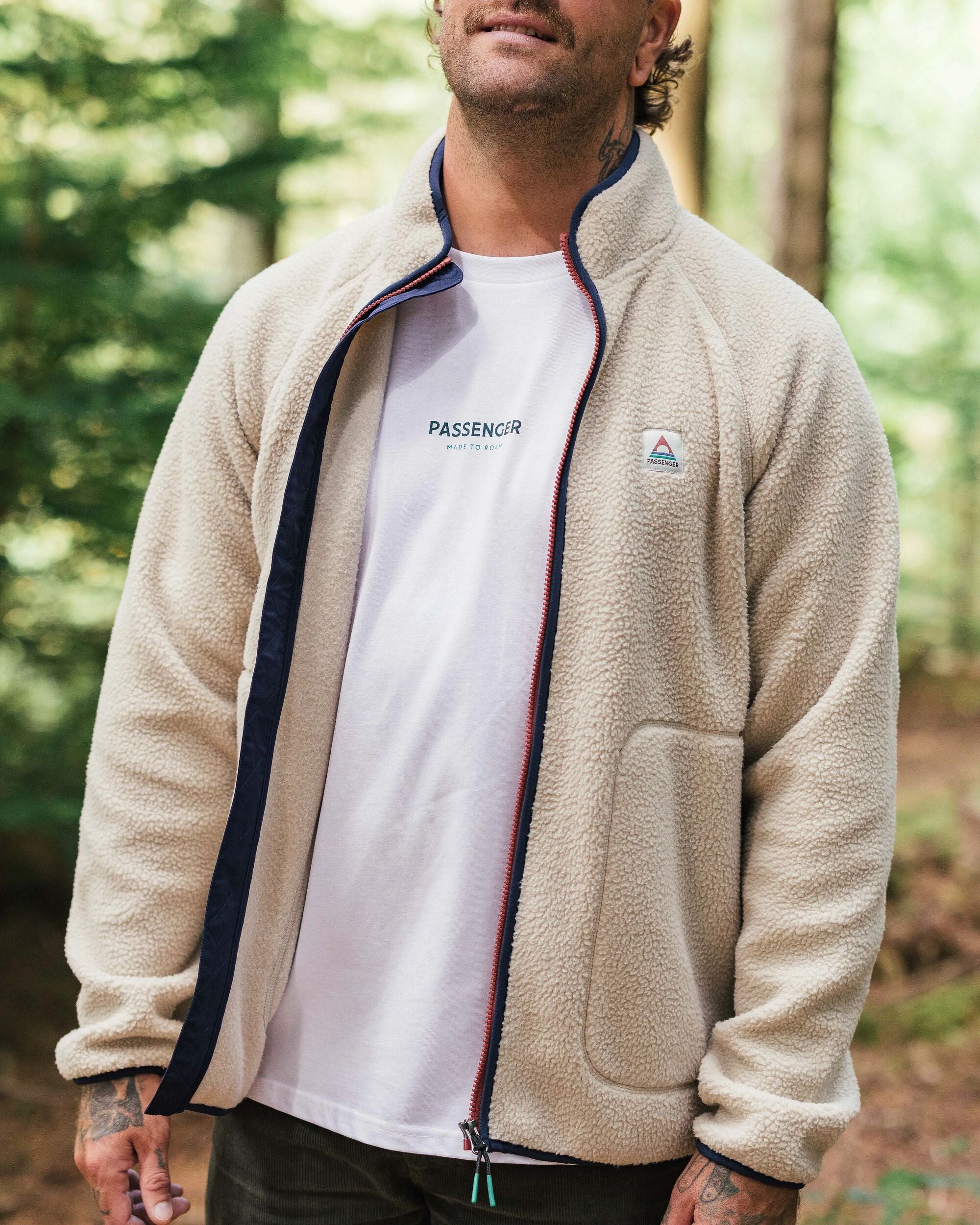 Tripper 2.0 Full Zip Sherpa Fleece - Oatmeal