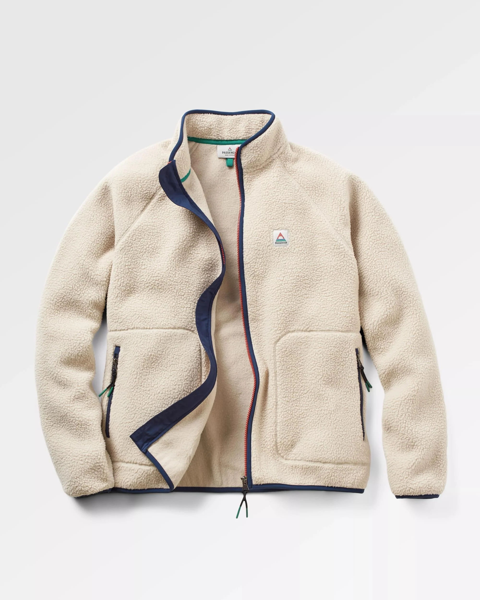 Tripper 2.0 Full Zip Sherpa Fleece - Oatmeal - Image 2