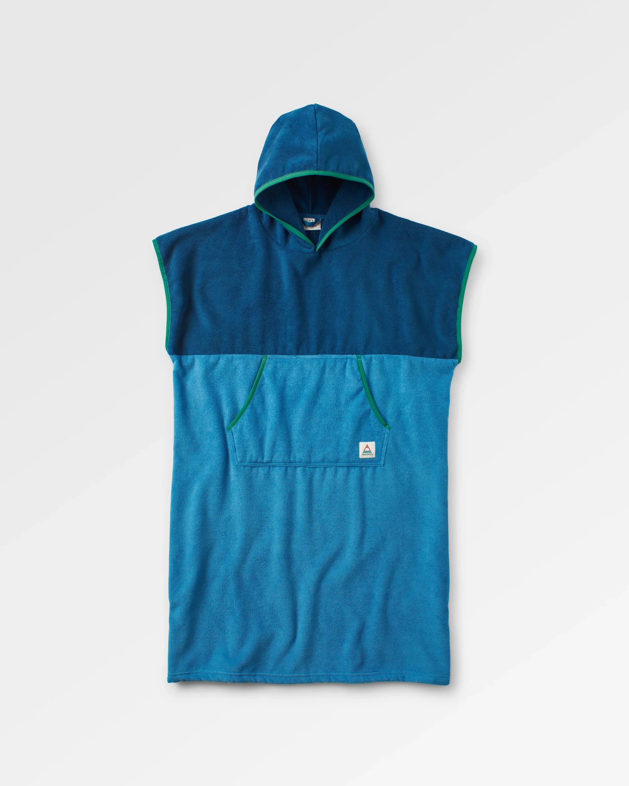 Tulum Towel Poncho - Moonlight Blue/Dark Denim