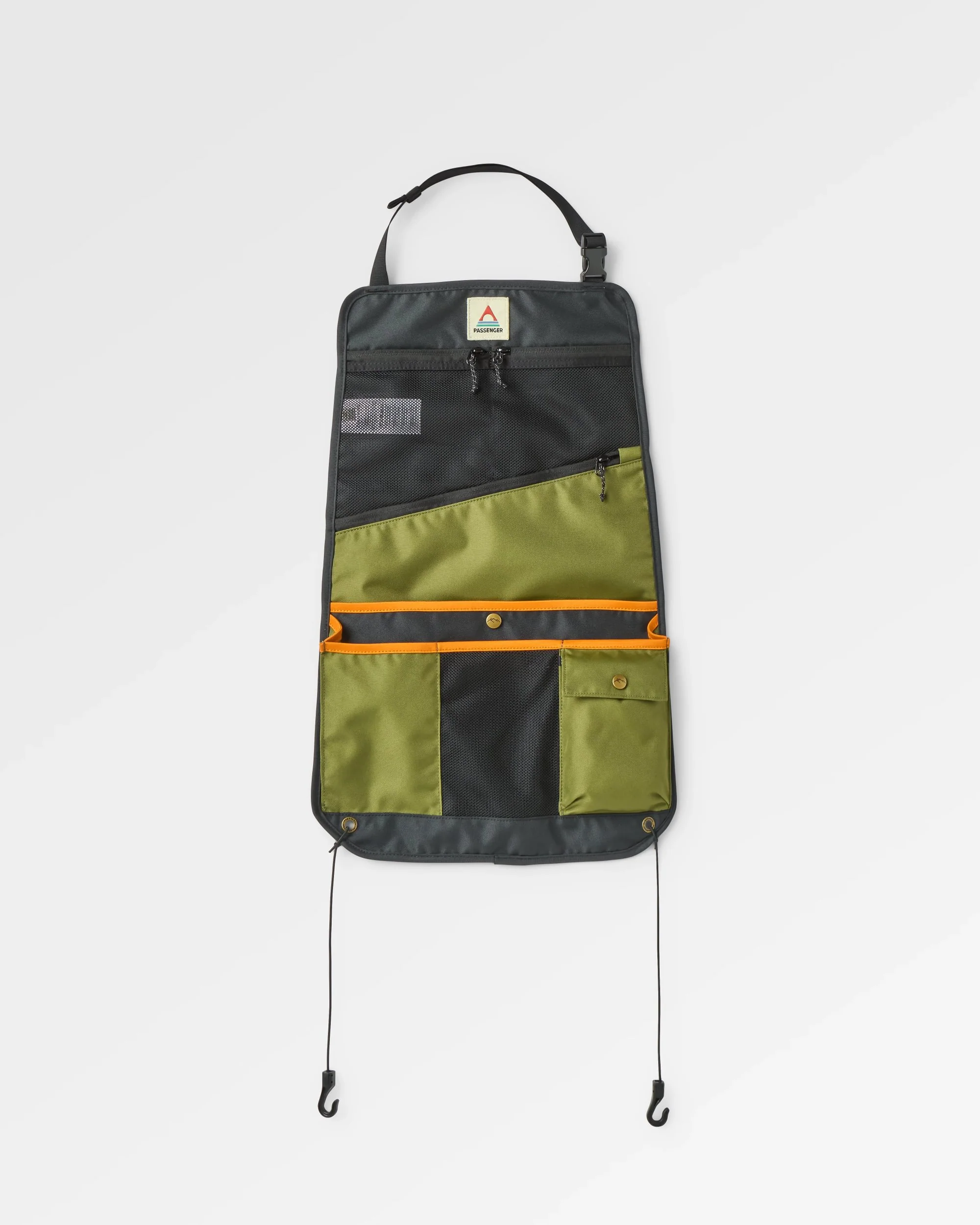 Vandit Seat Organiser - Black/Khaki