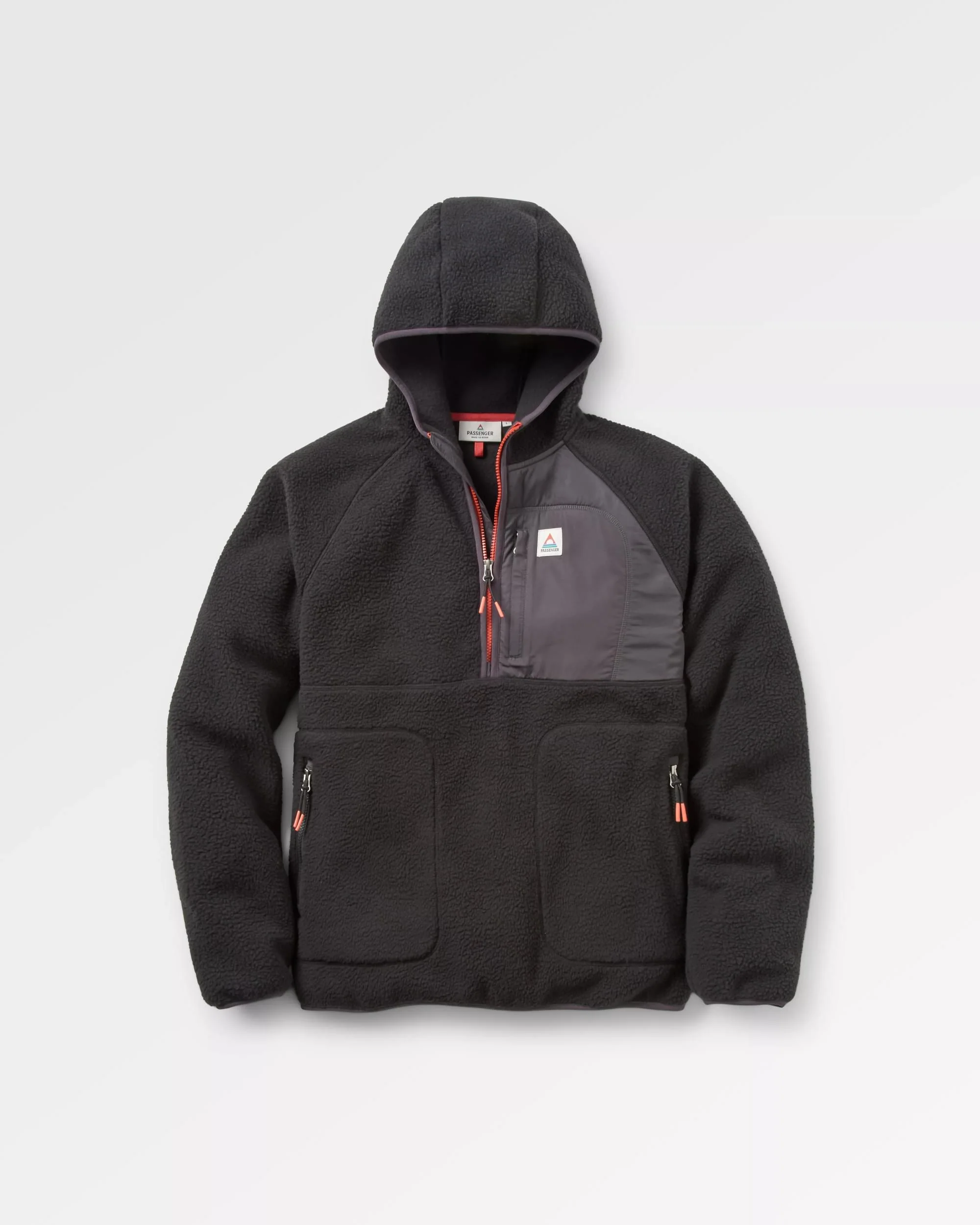 Ventura 1/2 Zip Sherpa Fleece - Black