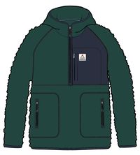 Ventura 1/2 Zip Sherpa Fleece - Rain Forest - Image 6