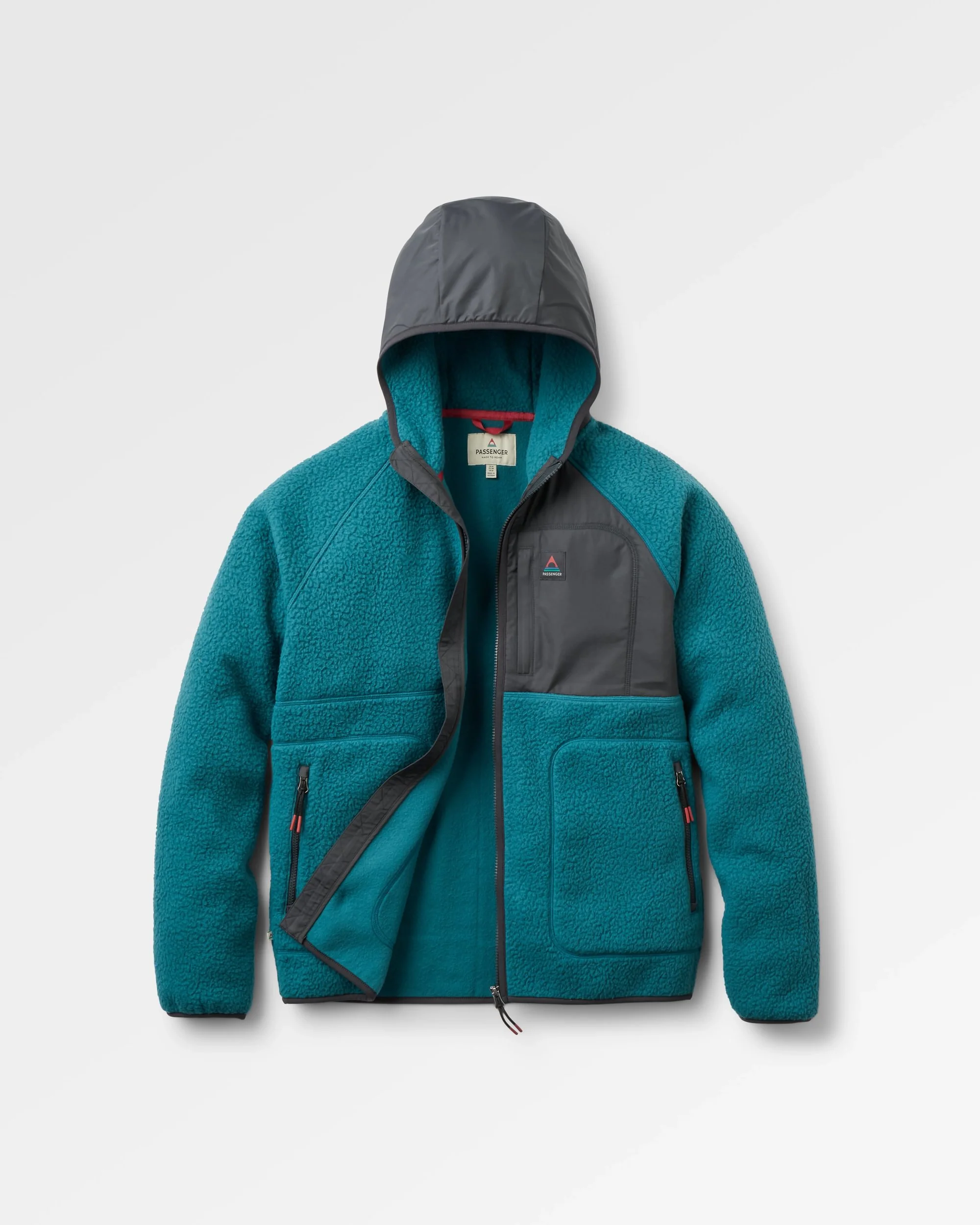 Ventura Full Zip Sherpa Fleece - Mediterranean - Image 2