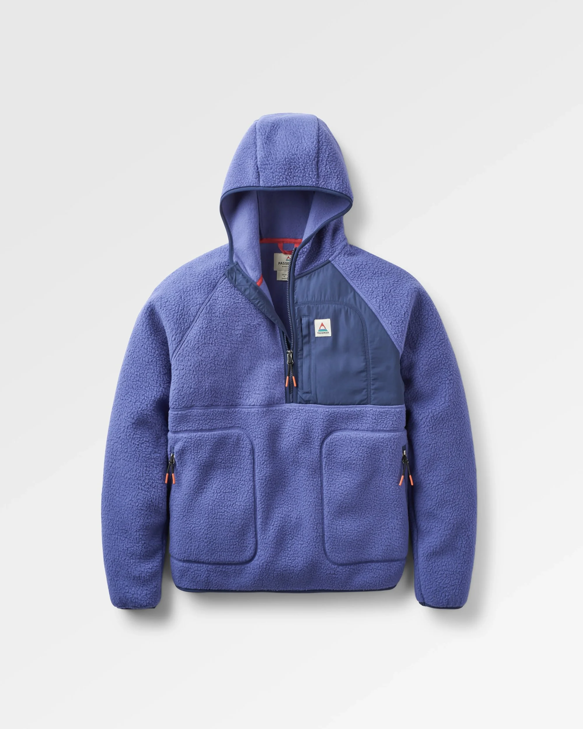 Ventura 1/2 Zip Sherpa Fleece - Purple Indigo