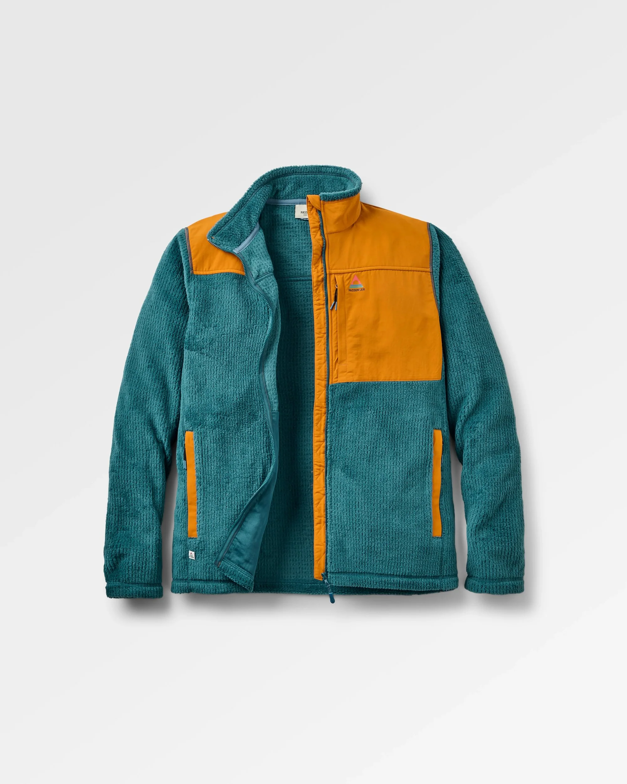 Venturescape Men's Fleece - Retro Orange/Tidal Blue