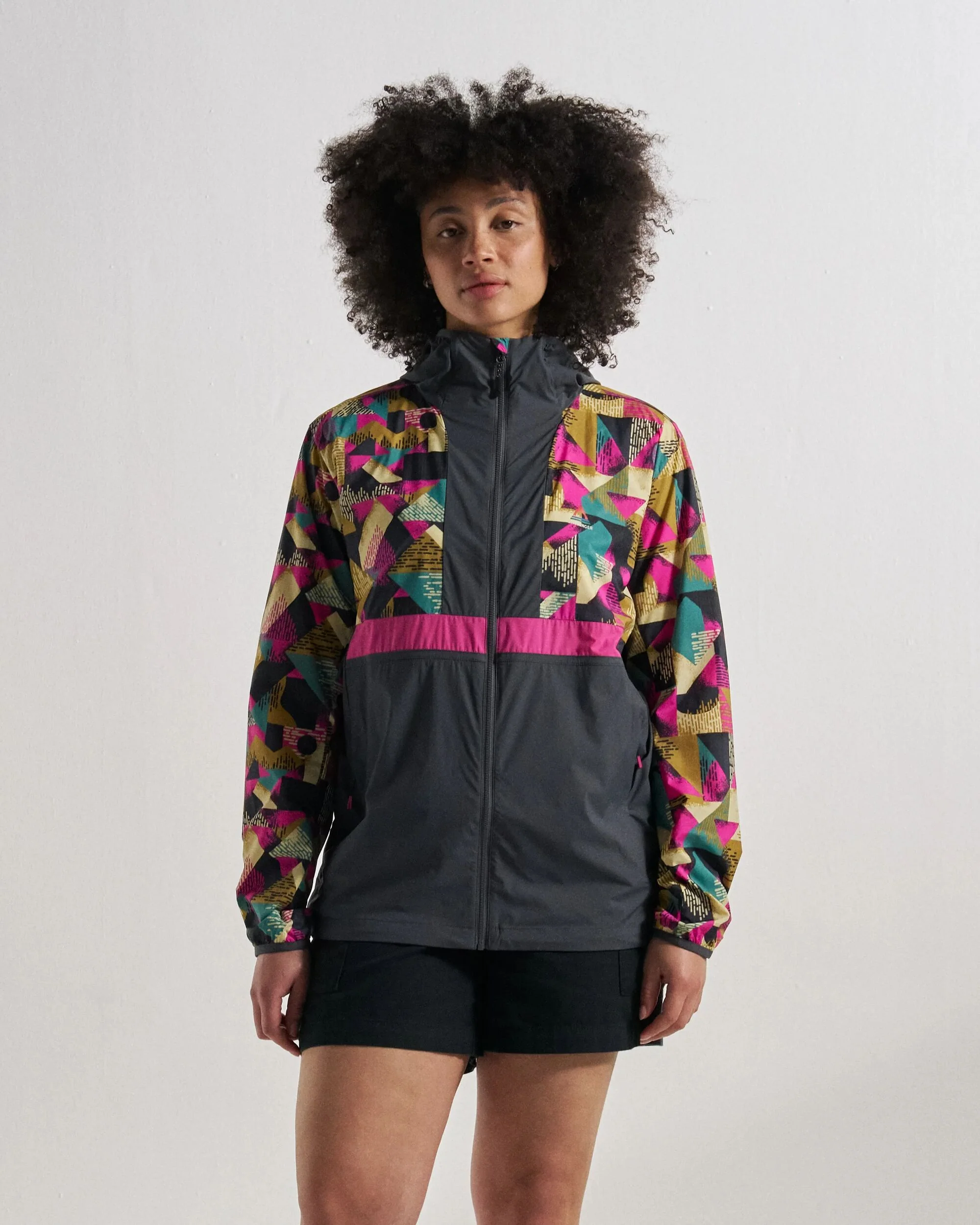 Viento Windshell Jacket - Mosaic Mountain Charcoal