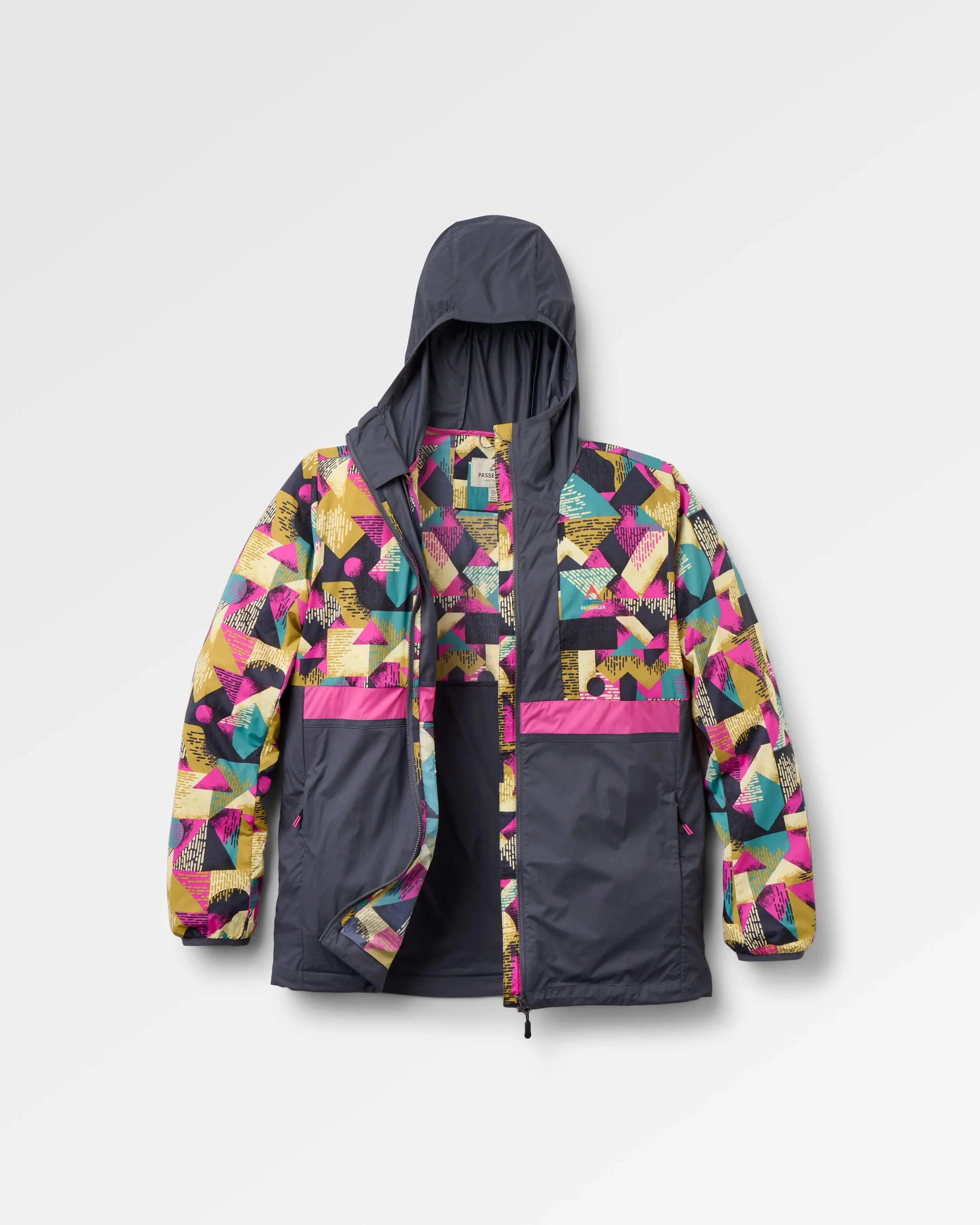 Viento Windshell Jacket - Mosaic Mountain Charcoal - Image 2