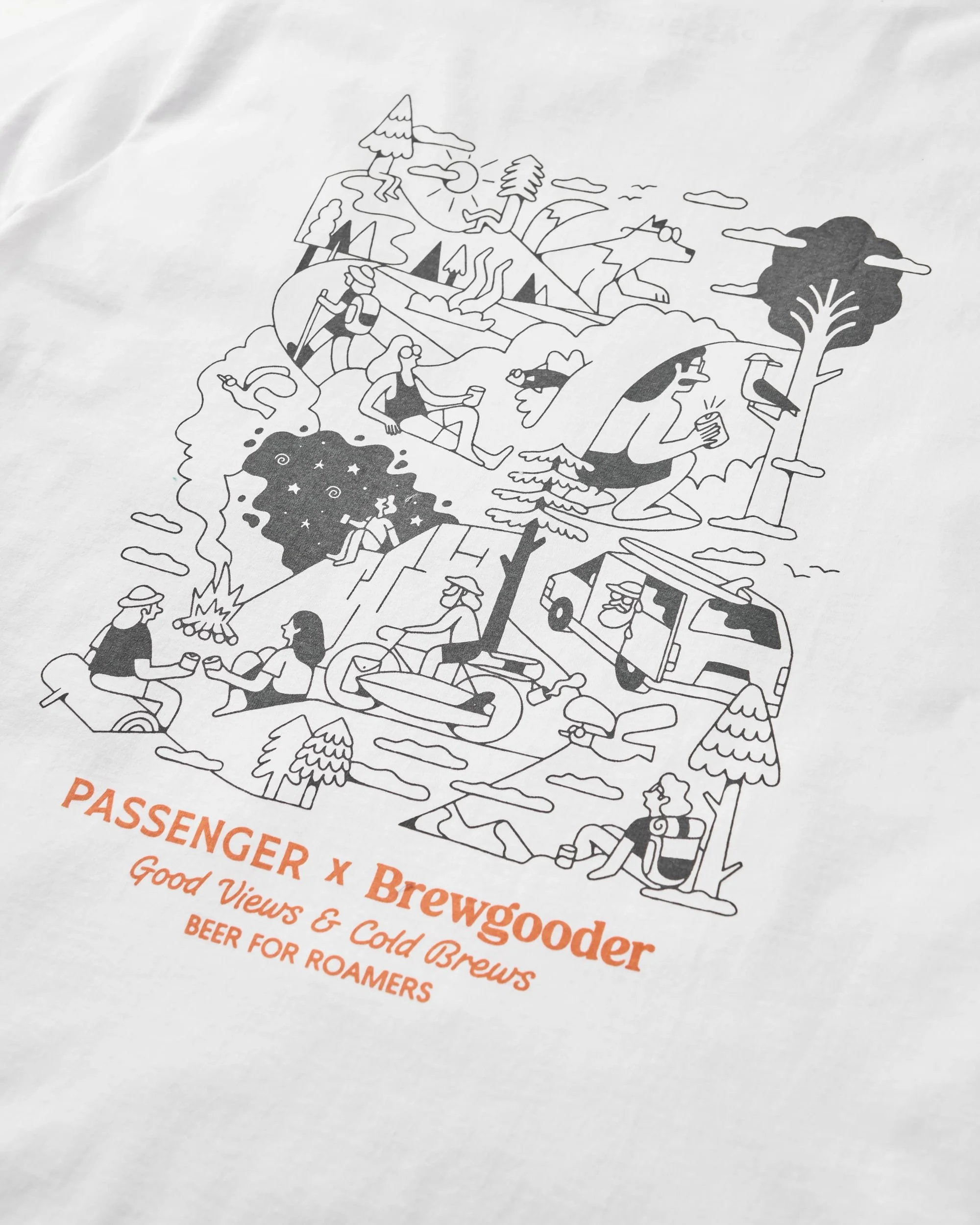 Brews & Views T-Shirt Passenger X Brewgooder - White - Image 14