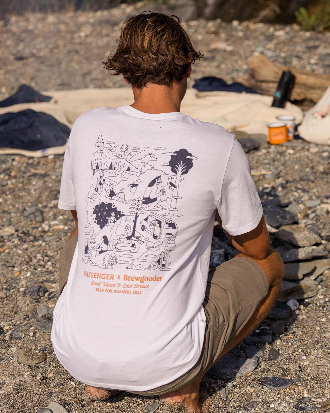 Brews & Views T-Shirt Passenger X Brewgooder - White - Image 8