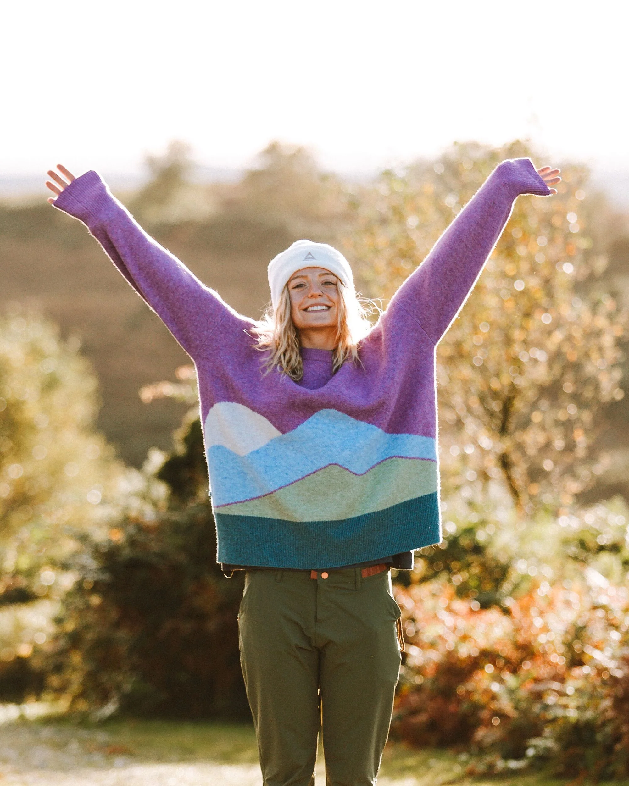 Vista Knitted Jumper - Rhubarb