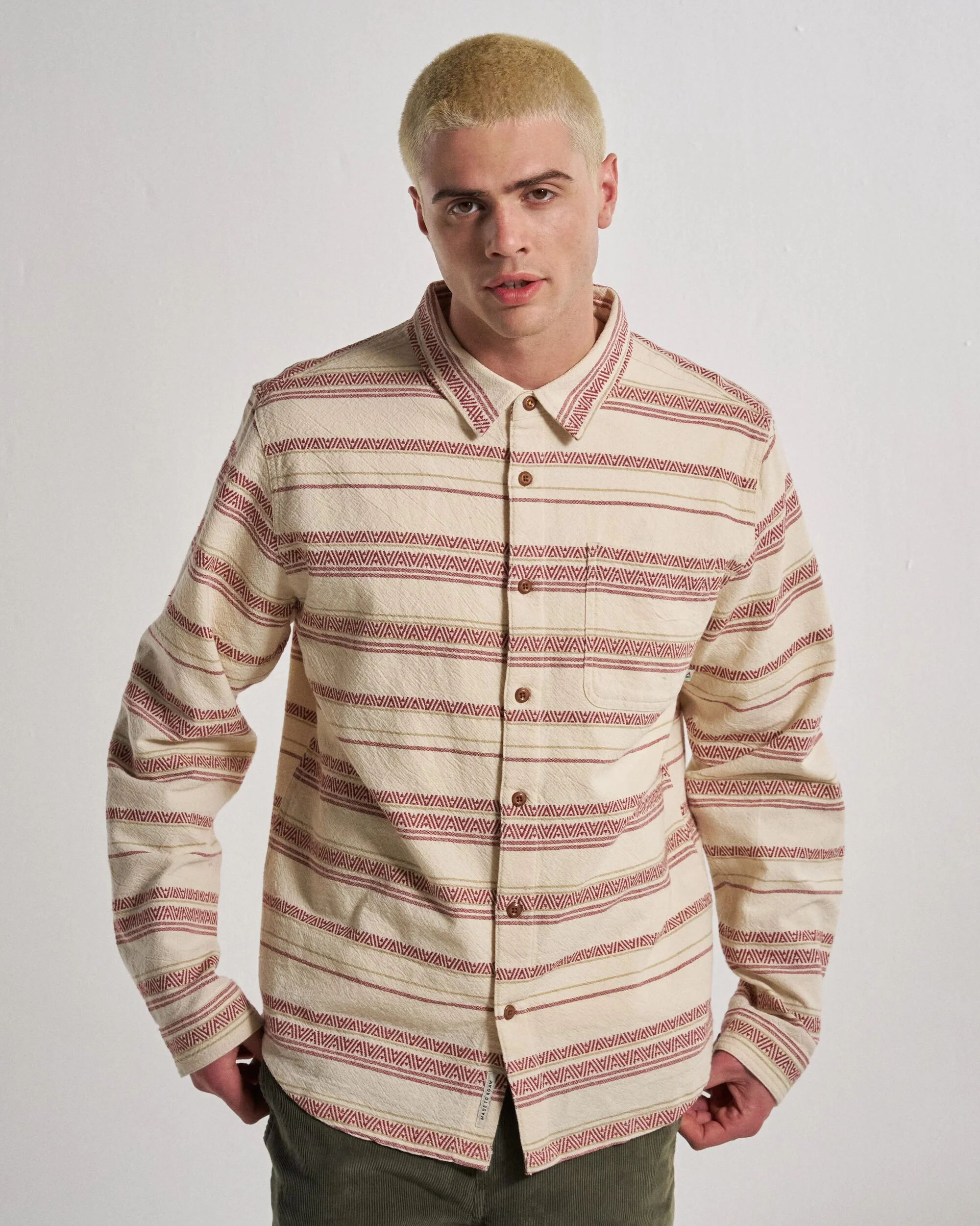 Voyage Jacquard Shirt - Birch - Image 4