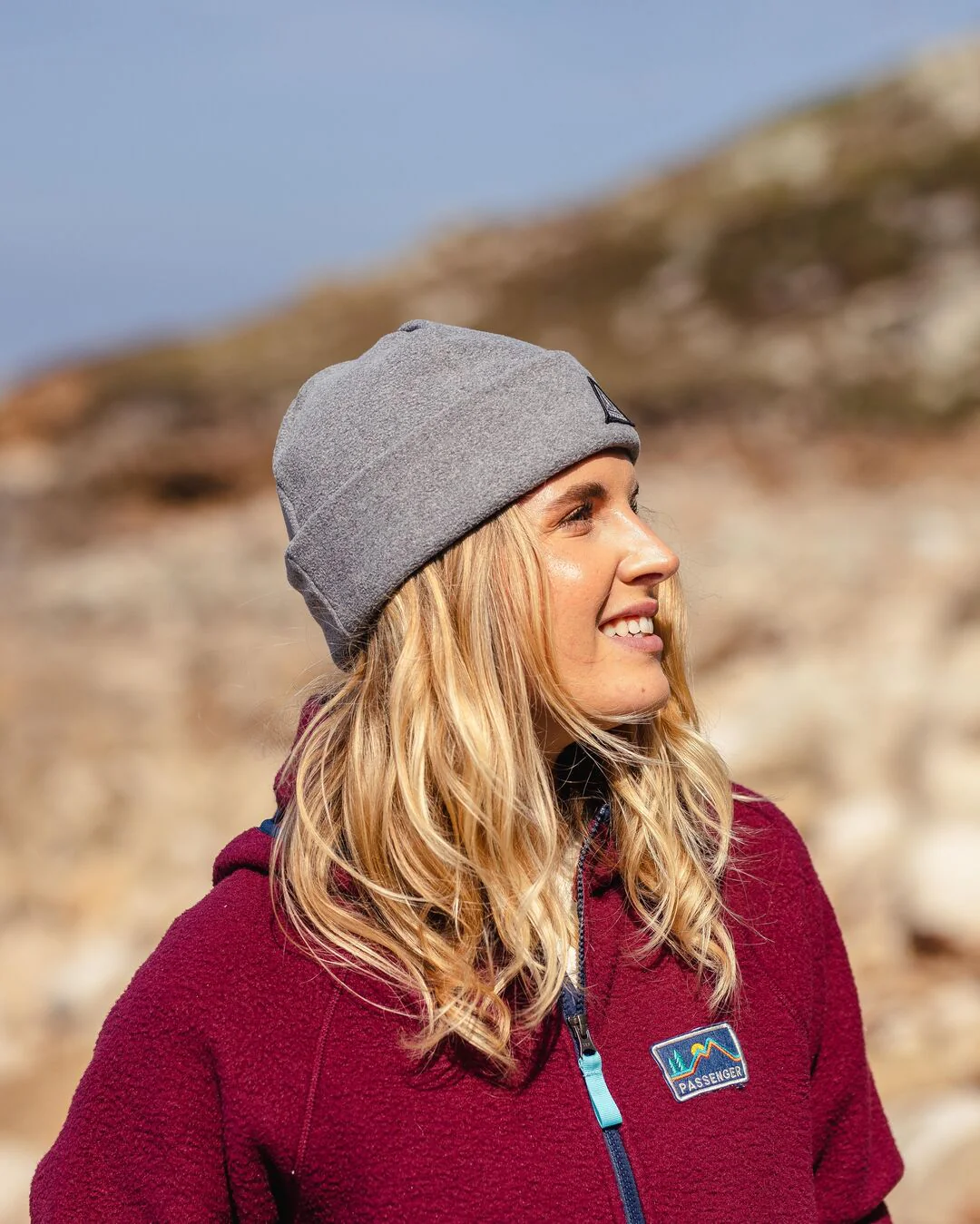 Wanderer Polar Beanie - Grey Marl - Image 5