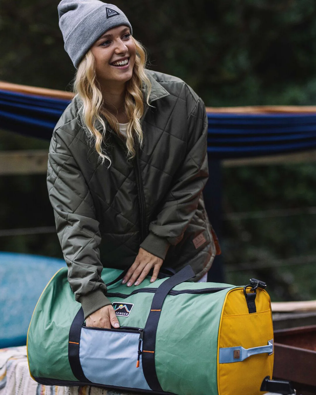 Weekender 58L Polyester Duffle Bag - Laurel Green - Image 5