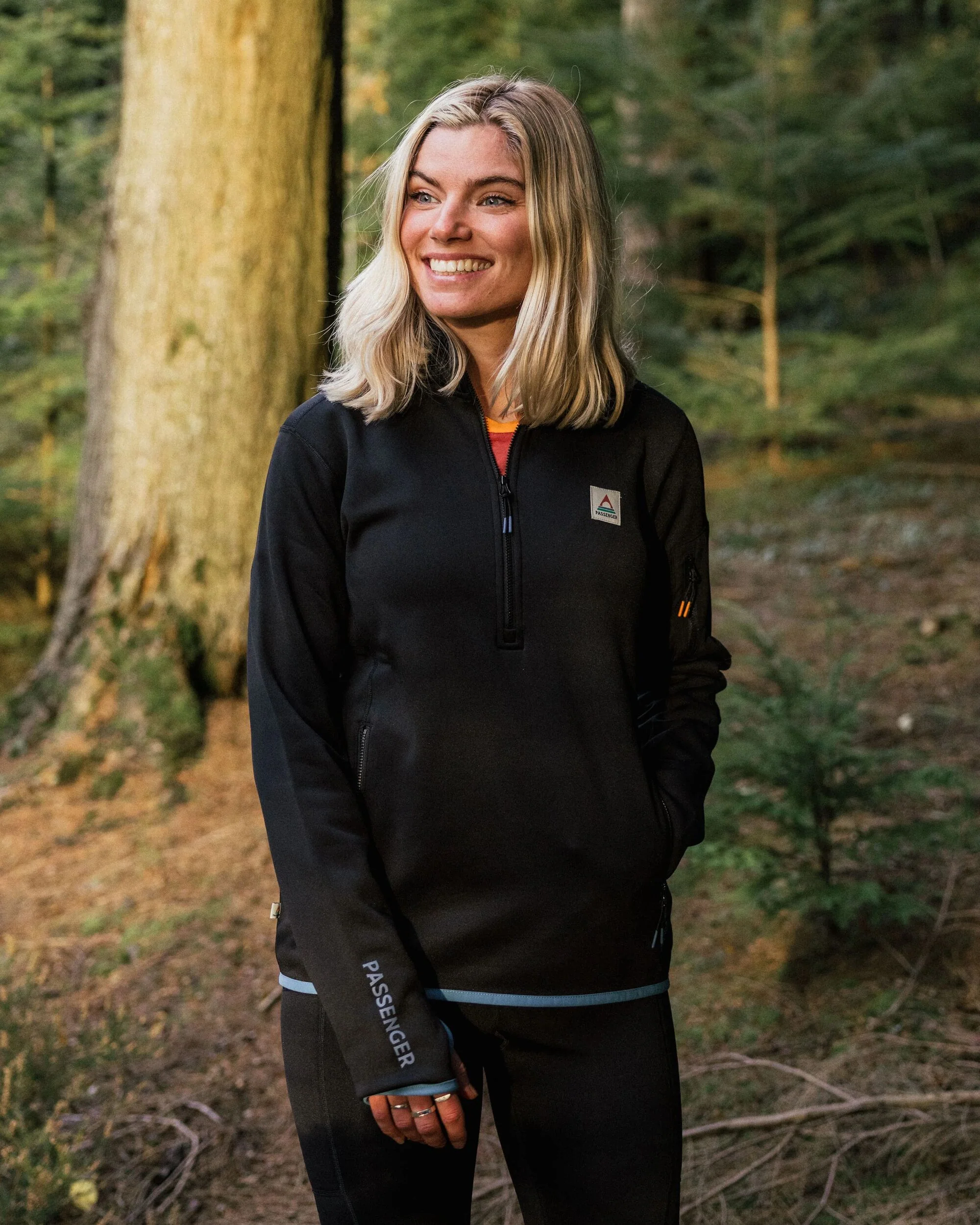 Wintergreen Polartec® Fleece Pullover - Black