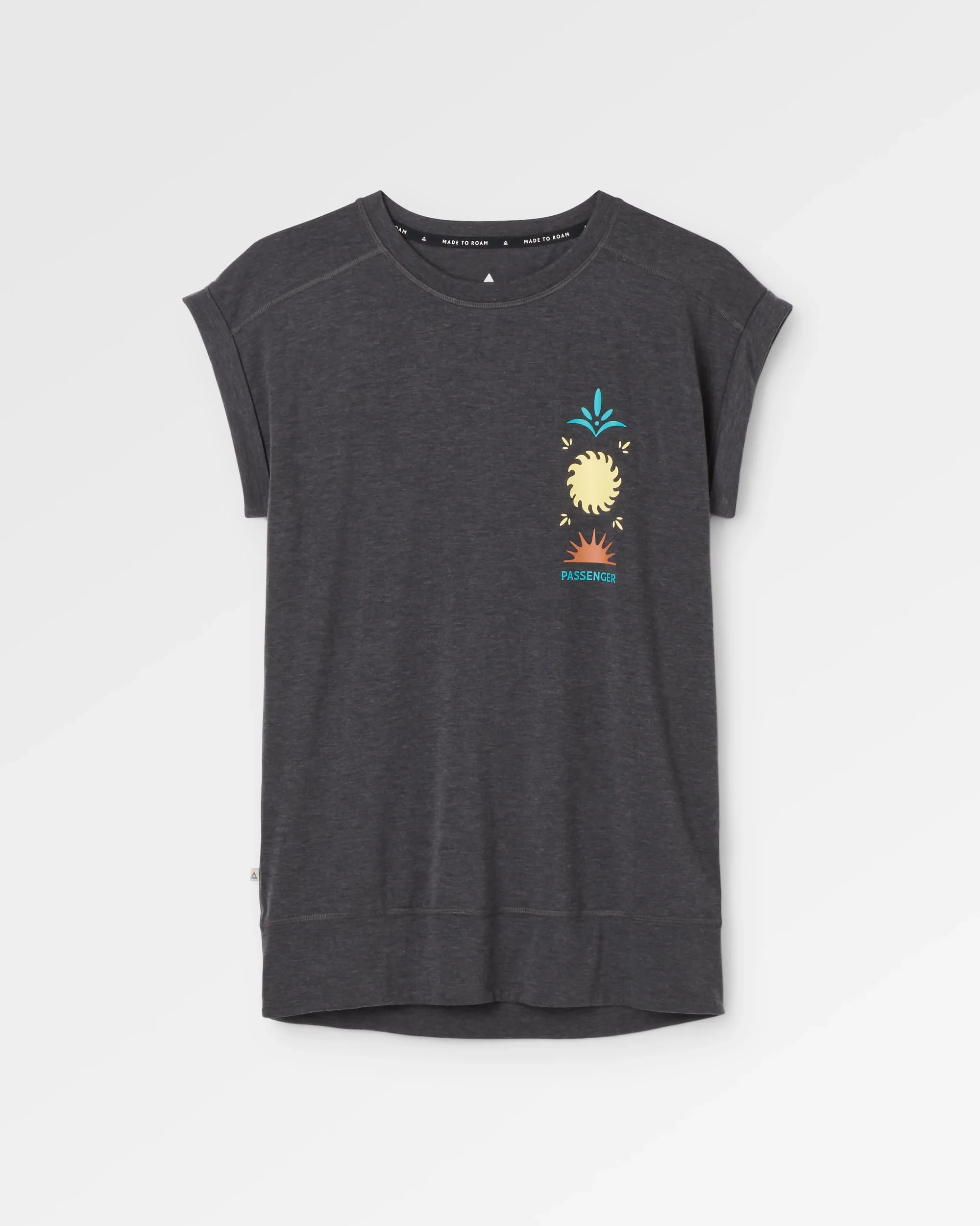 Women's Solscape Active T-Shirt - Faded Black Marl