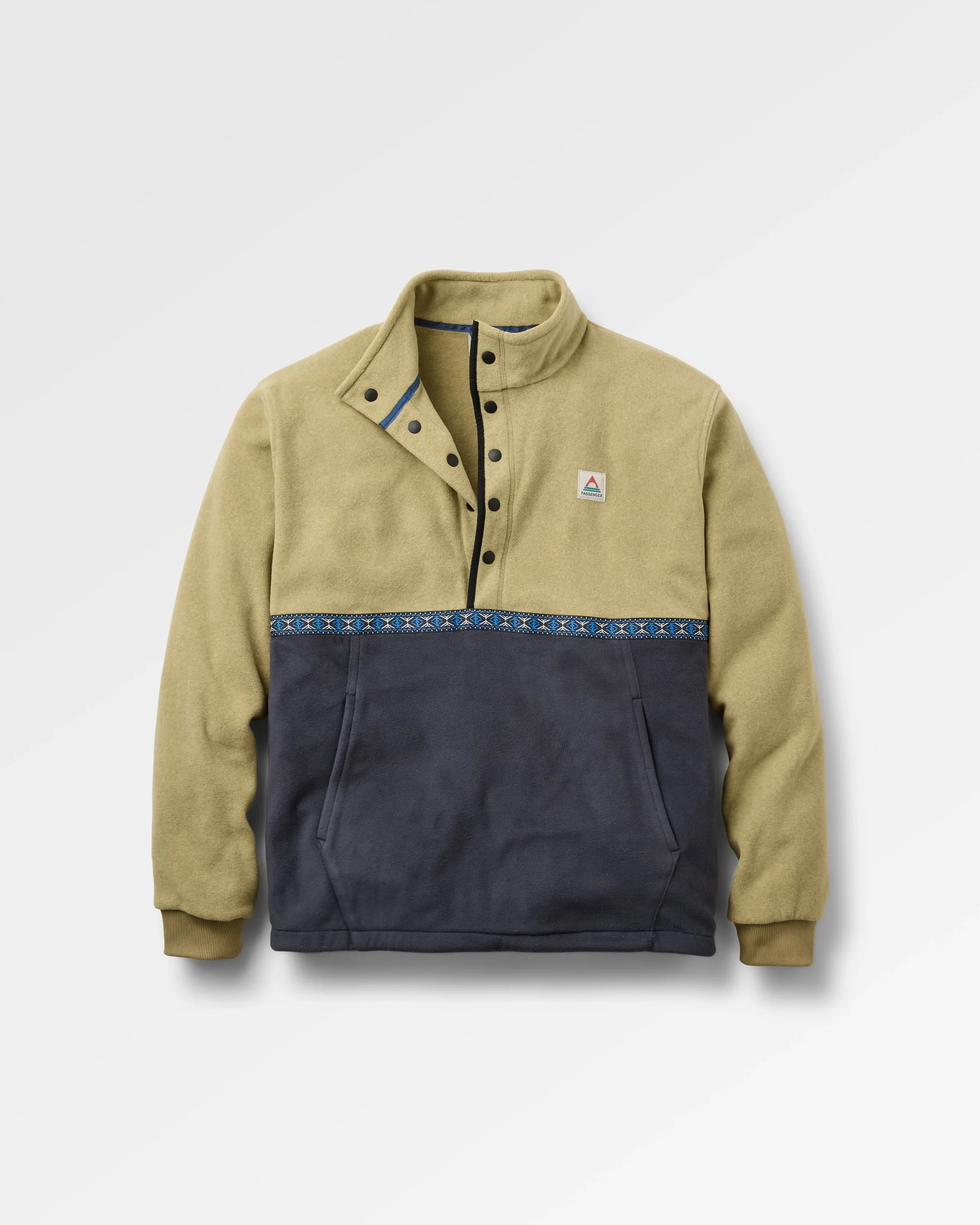 Woodlander Polartec® Fleece - Warm Beige Marl/Charcoal