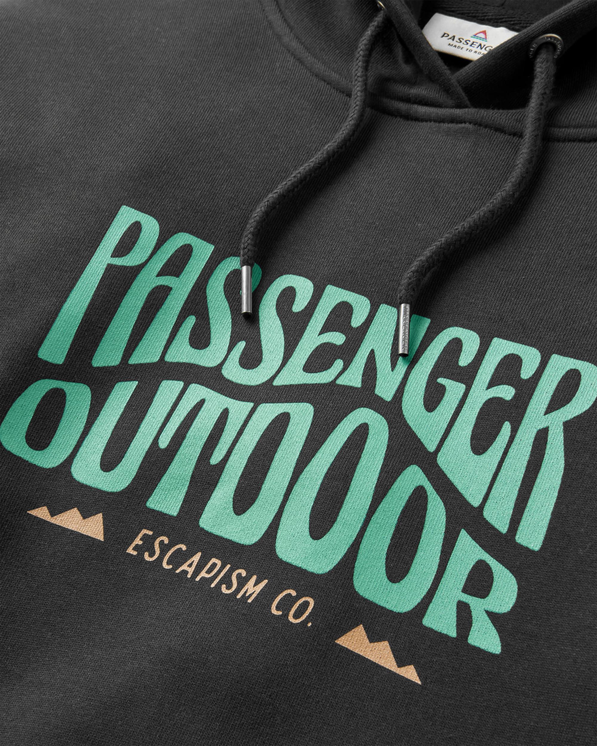 Yuca Organic Cotton Hoodie - Black - Image 4