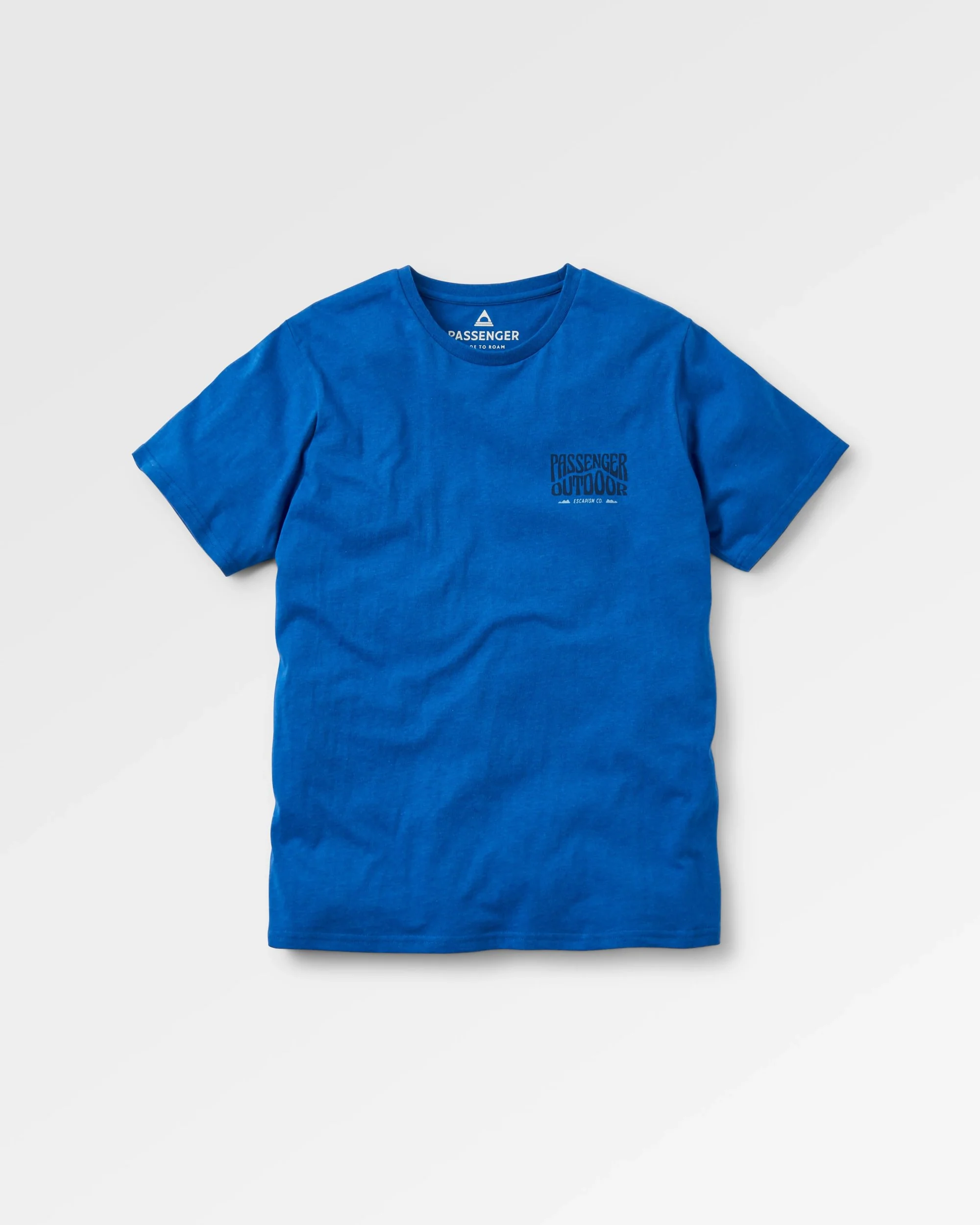 Yuca Organic Cotton T-Shirt - Azure Blue Marl - Image 2