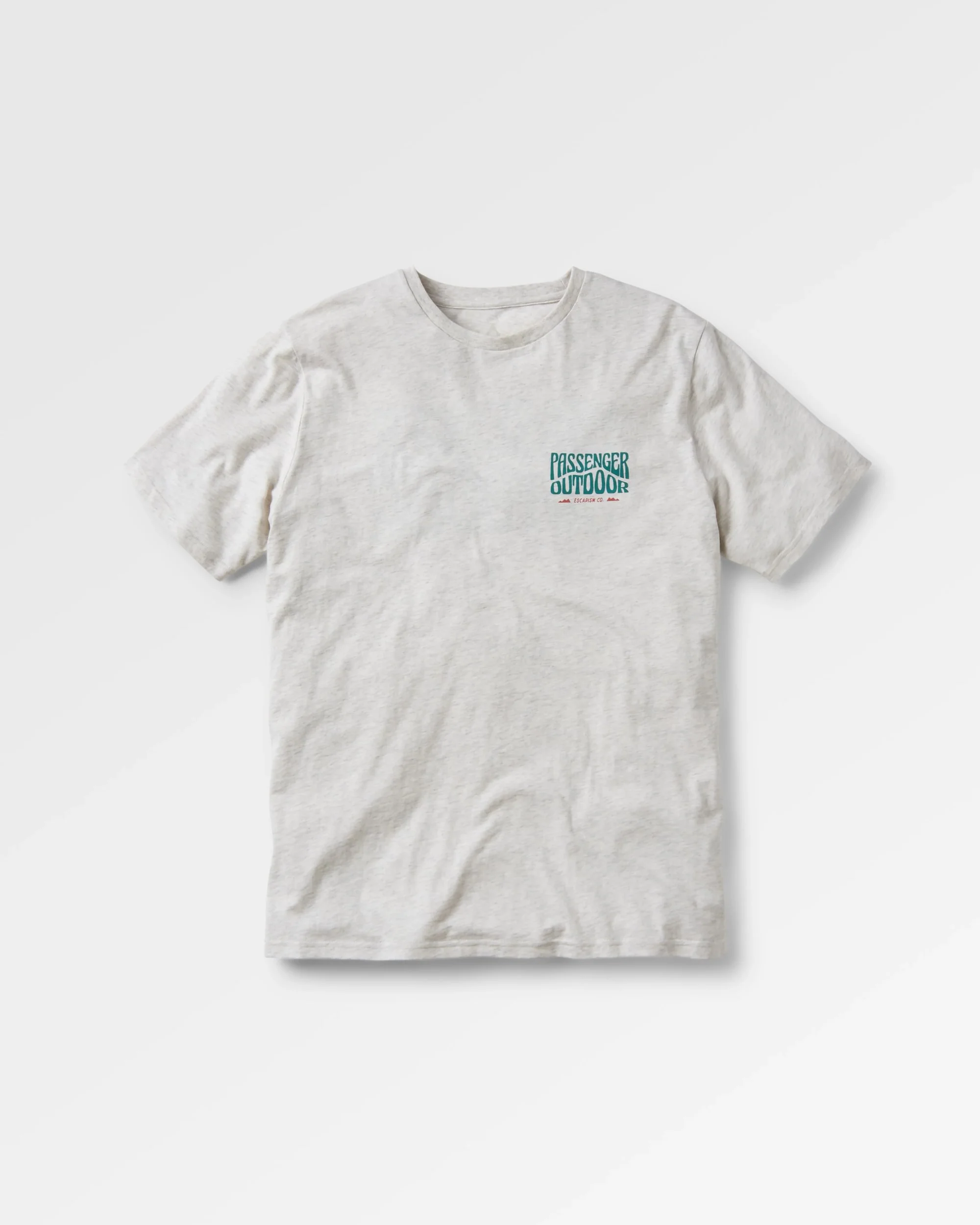 Yuca Organic Cotton T-Shirt - Birch Marl - Image 2