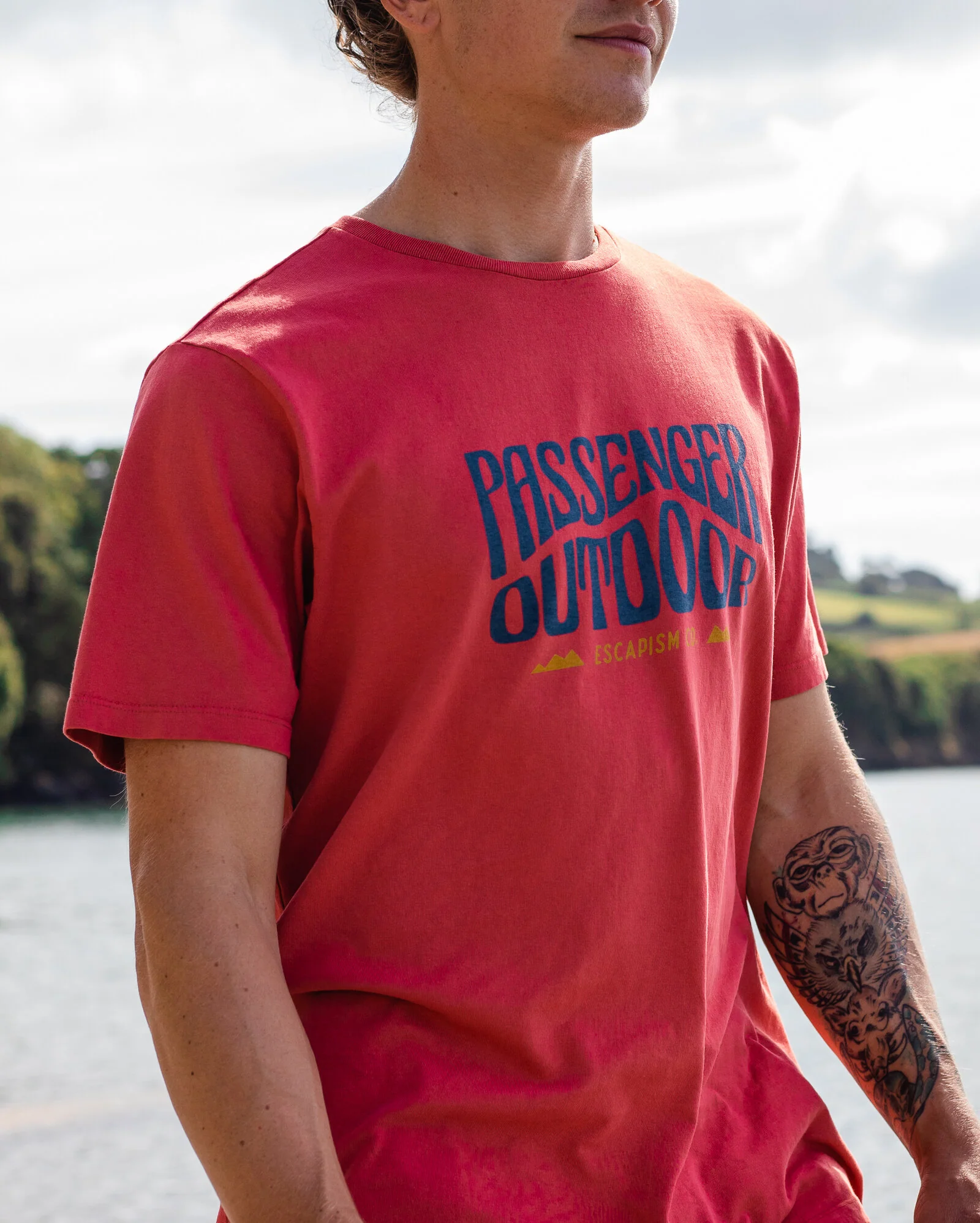 Yuca T-Shirt - Mineral Red - Image 4