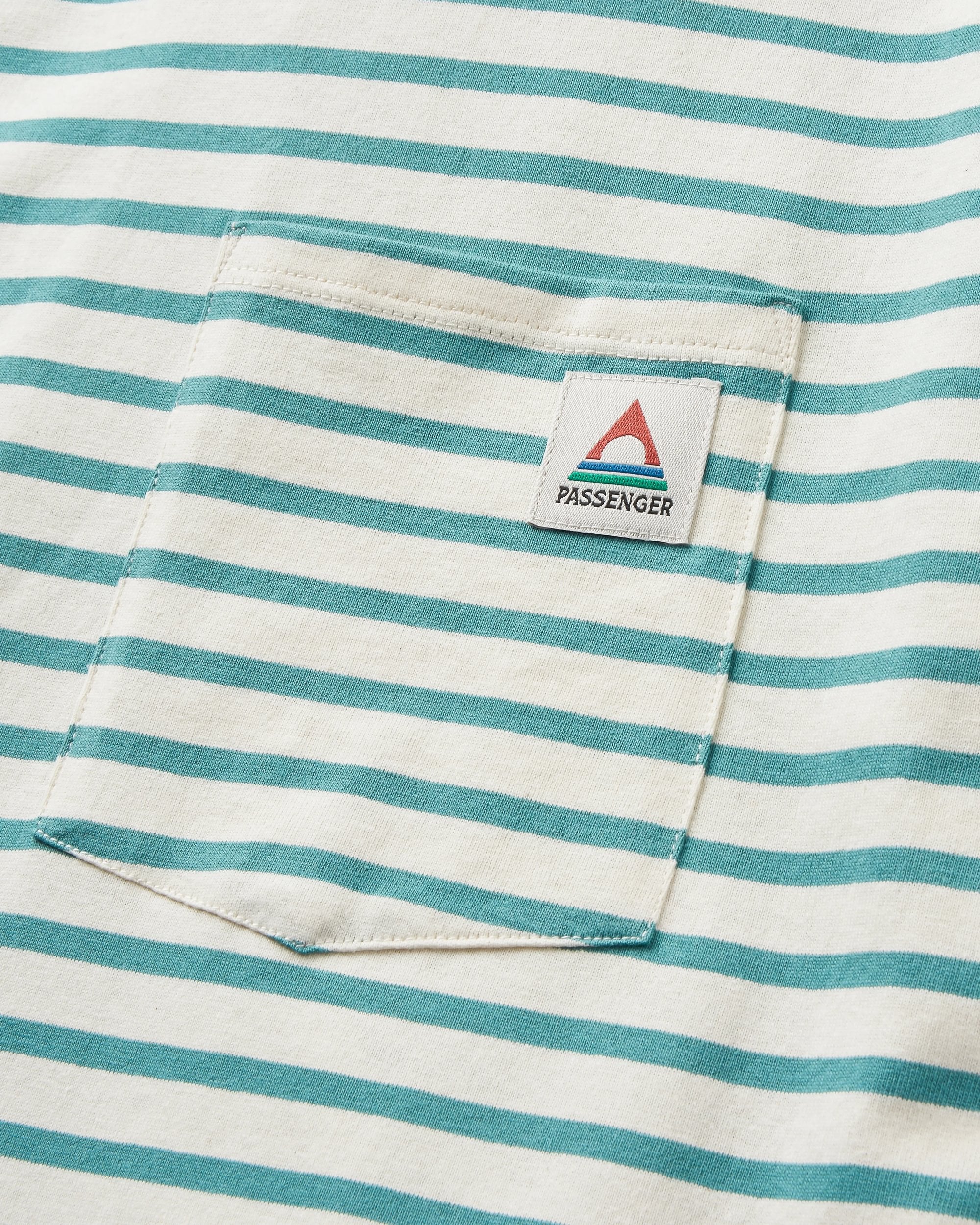 Zen Relaxed Fit T-Shirt - Deep Sea Stripe - Image 6